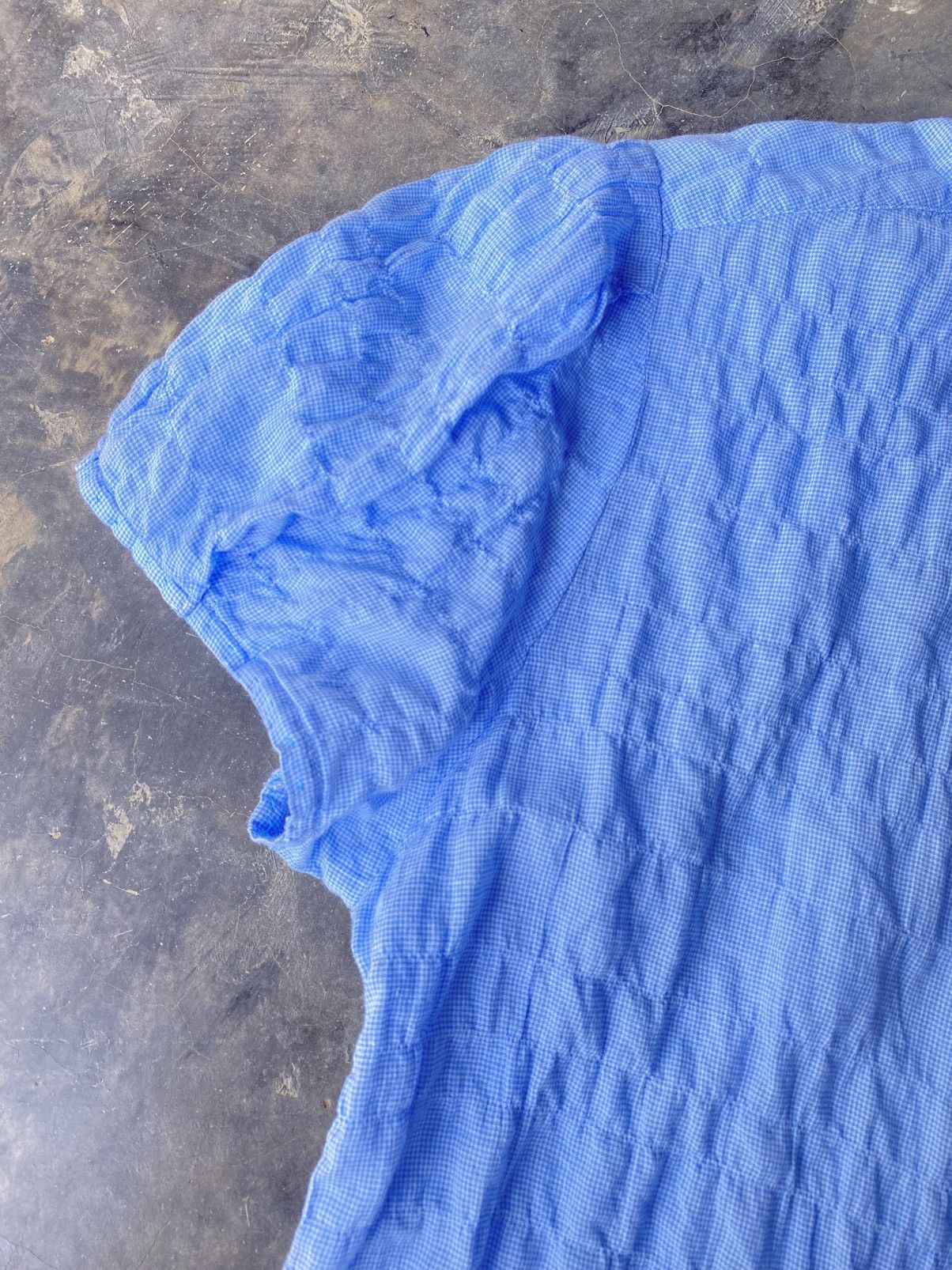 Ne-Net Né-net Sky Blue Lace-Trimmed Blouse Size S / US 4 / IT 40 - 6 Thumbnail