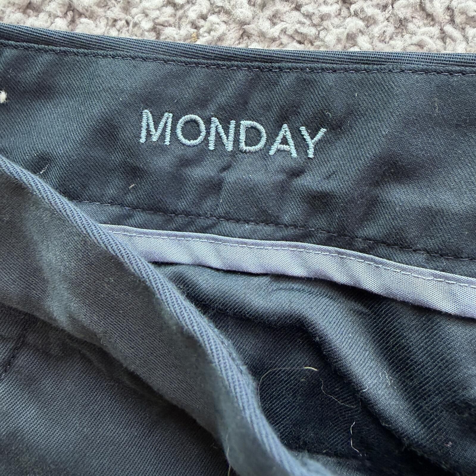 Bonobos Bonobos Monday Slim Fit Chino Pants Mens 35x34 Navy Trousers Size US 35 - 6 Thumbnail