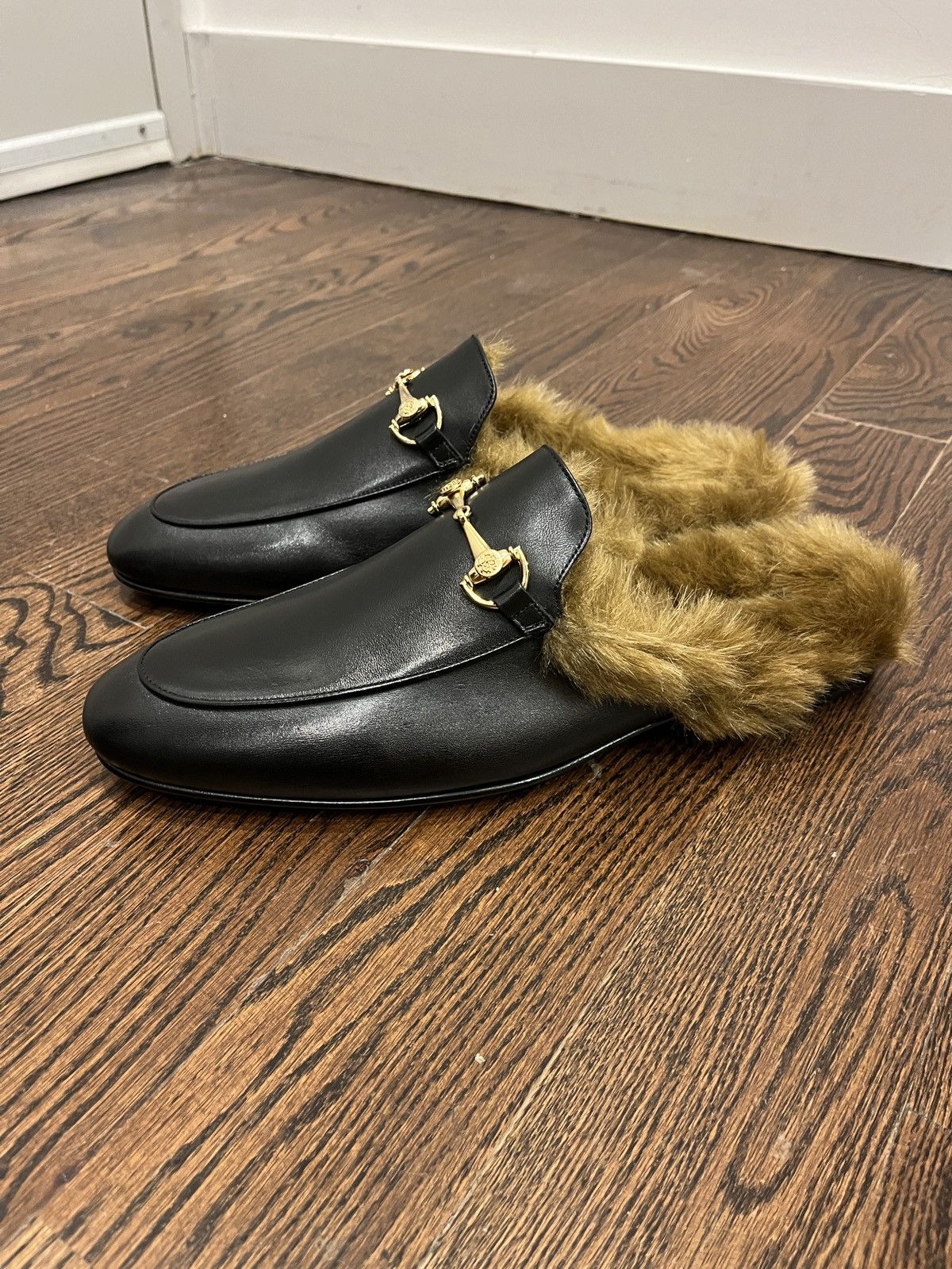 Roberto Cavalli Roberto Cavalli Faux Fur Mule Slippers (unisex) Size US 11.5 / EU 44-45 - 1 Thumbnail