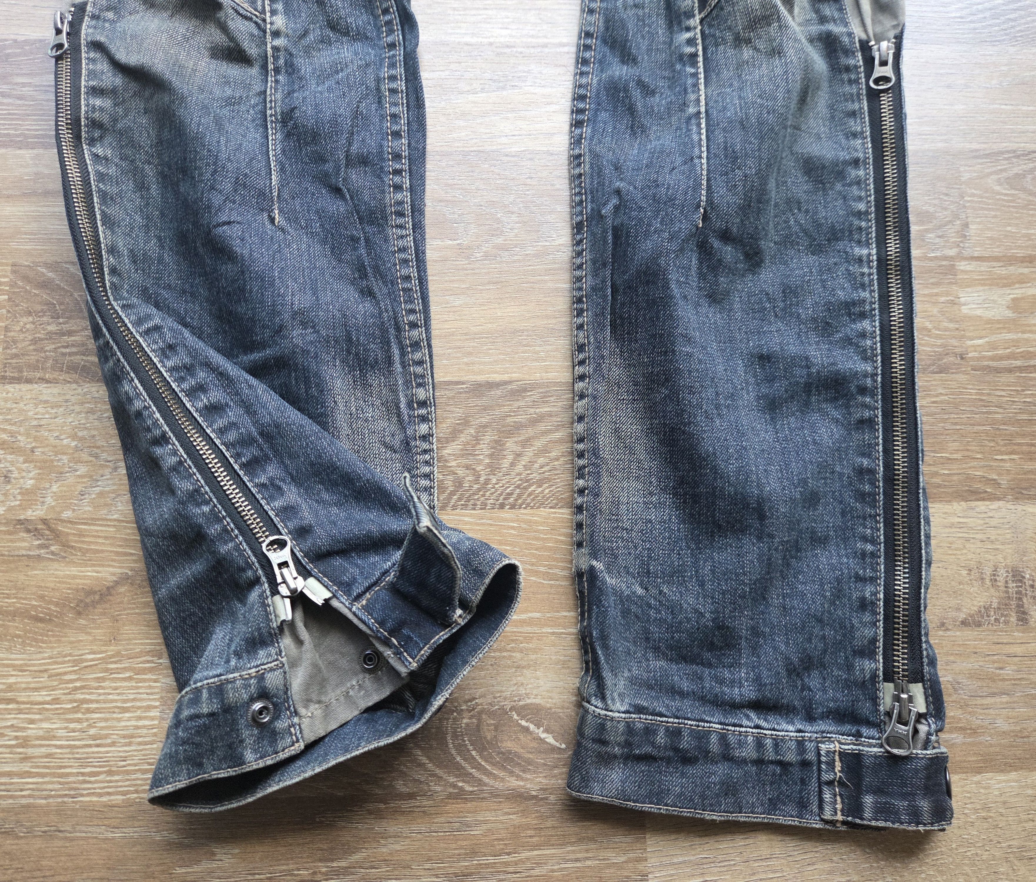 PPFM Archive Multi Zipper PPFM Distressed Biker Denim Grunge LGB Size US 34 / EU 50 - 10 Thumbnail