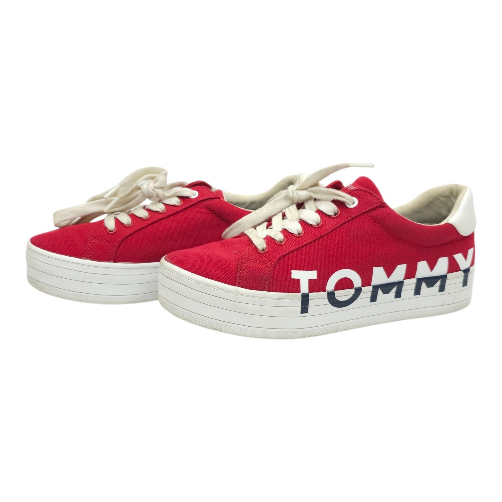 Tommy Hilfiger Tommy Hilfiger Platform Sneakers 8 M Canvas Chunky Y2K Size US 8 / IT 38 - 2 Thumbnail