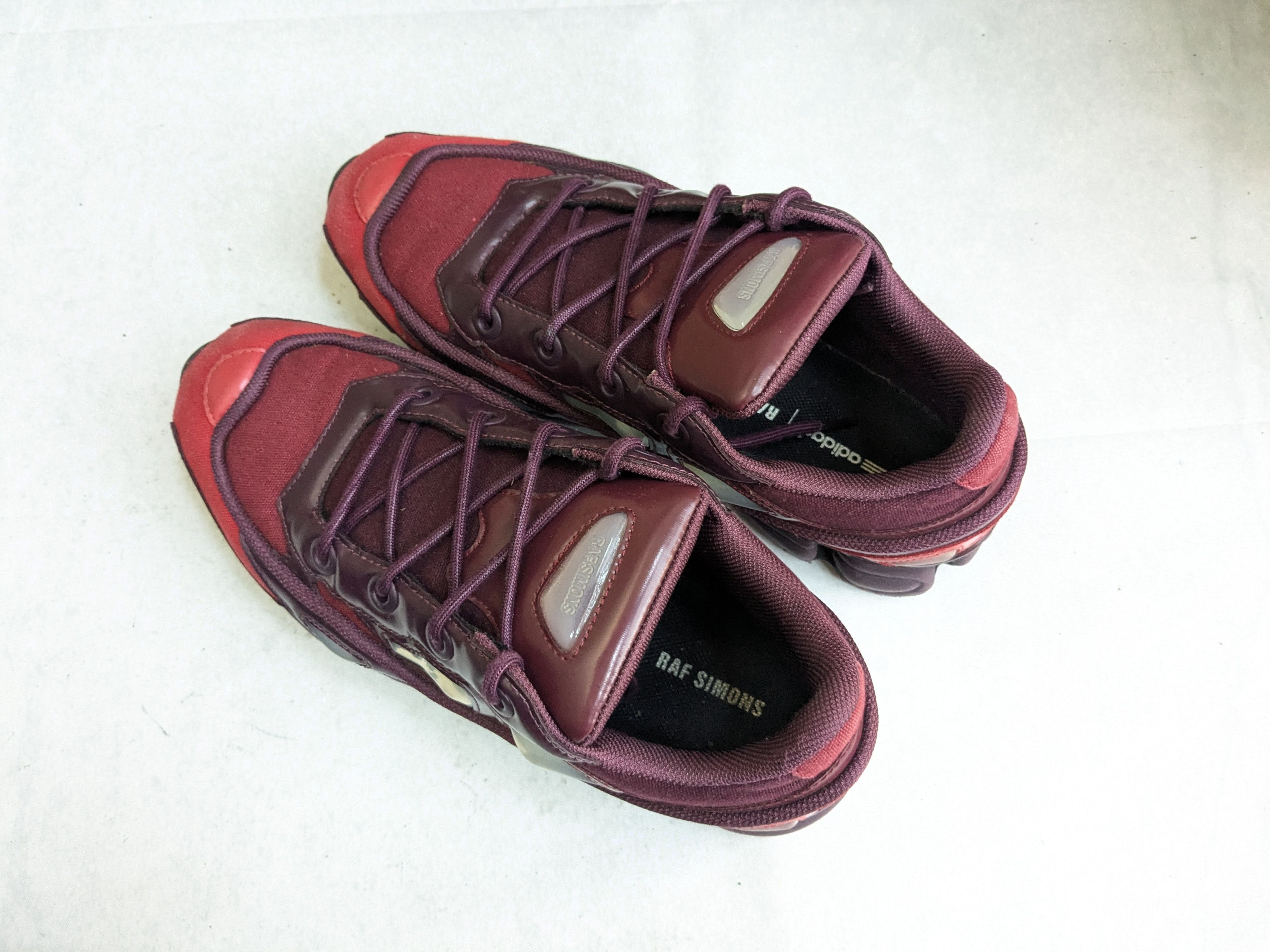 Adidas × Raf Simons Adidas Raf Simons Ozweego 3 Red Burgundy 10 Size US 10 / EU 43 - 13 Thumbnail