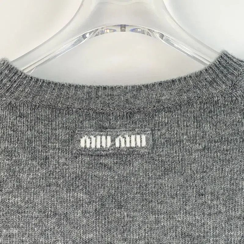 Miu Miu Miu Miu Gray Women's Sweater . Size M / US 6-8 / IT 42-44 - 5 Thumbnail
