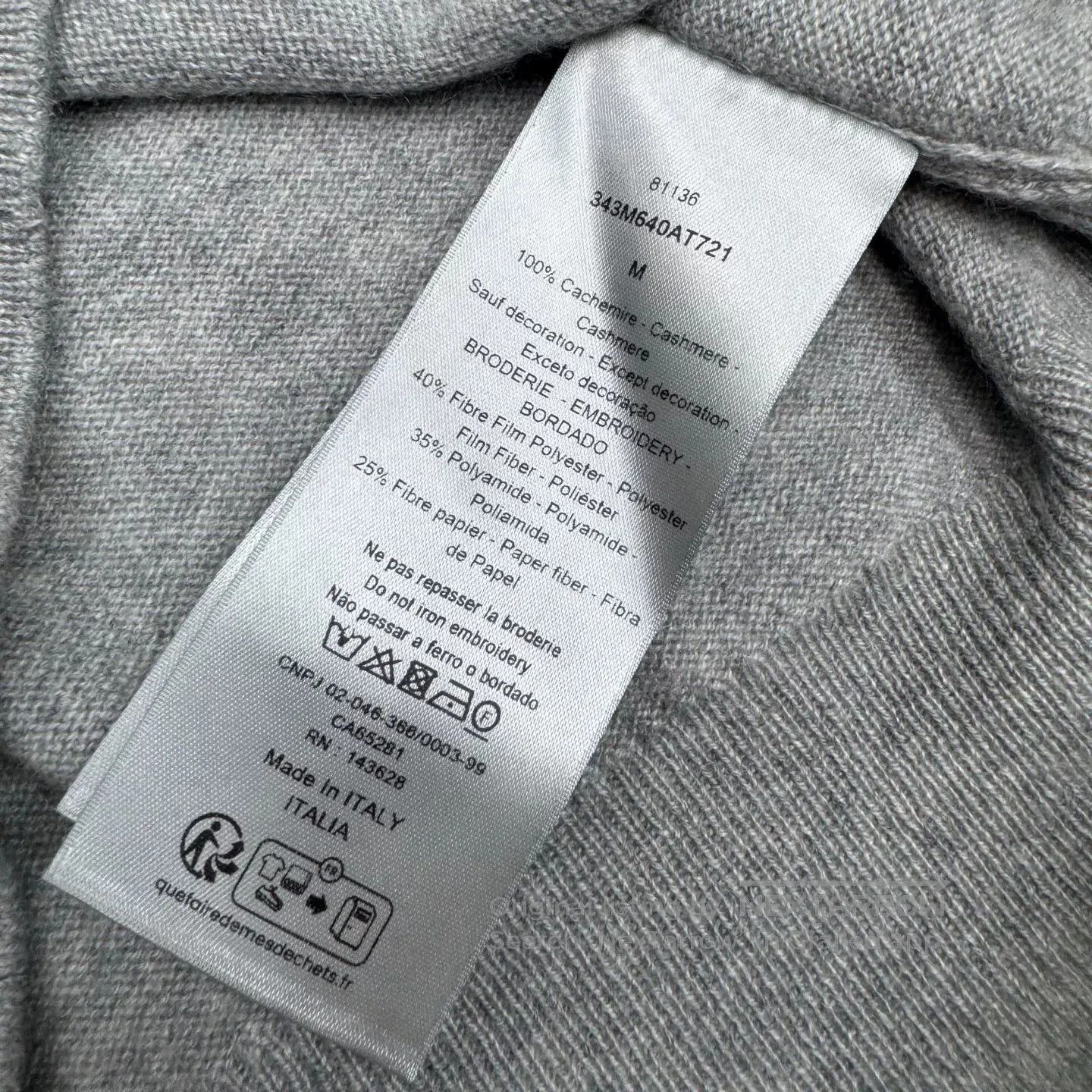 Dior Dior Handmade Pearl Embroidery CD Sweater. Size US XS / EU 42 / 0 - 6 Thumbnail