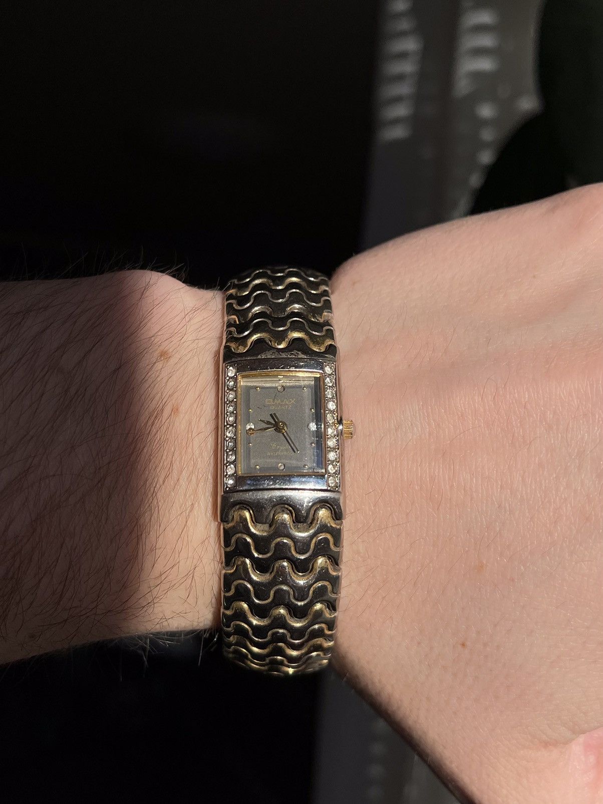 Hysteric Glamour × Japanese Brand × Vintage ⛓⌚️Vintage Chain futuristic style Watch Unisex heavy bracelet Size ONE SIZE - 1 Thumbnail