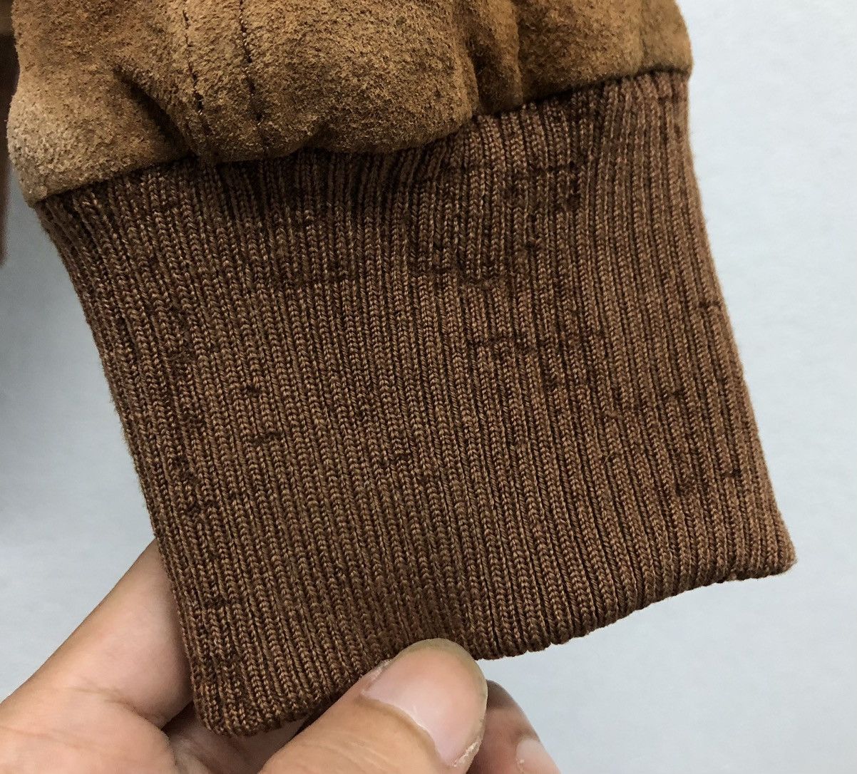 Japanese Brand Shuhei Ogawa Brown Leather Bomber Jacket - Made in Japan Size US M / EU 48-50 / 2 - 11 Thumbnail