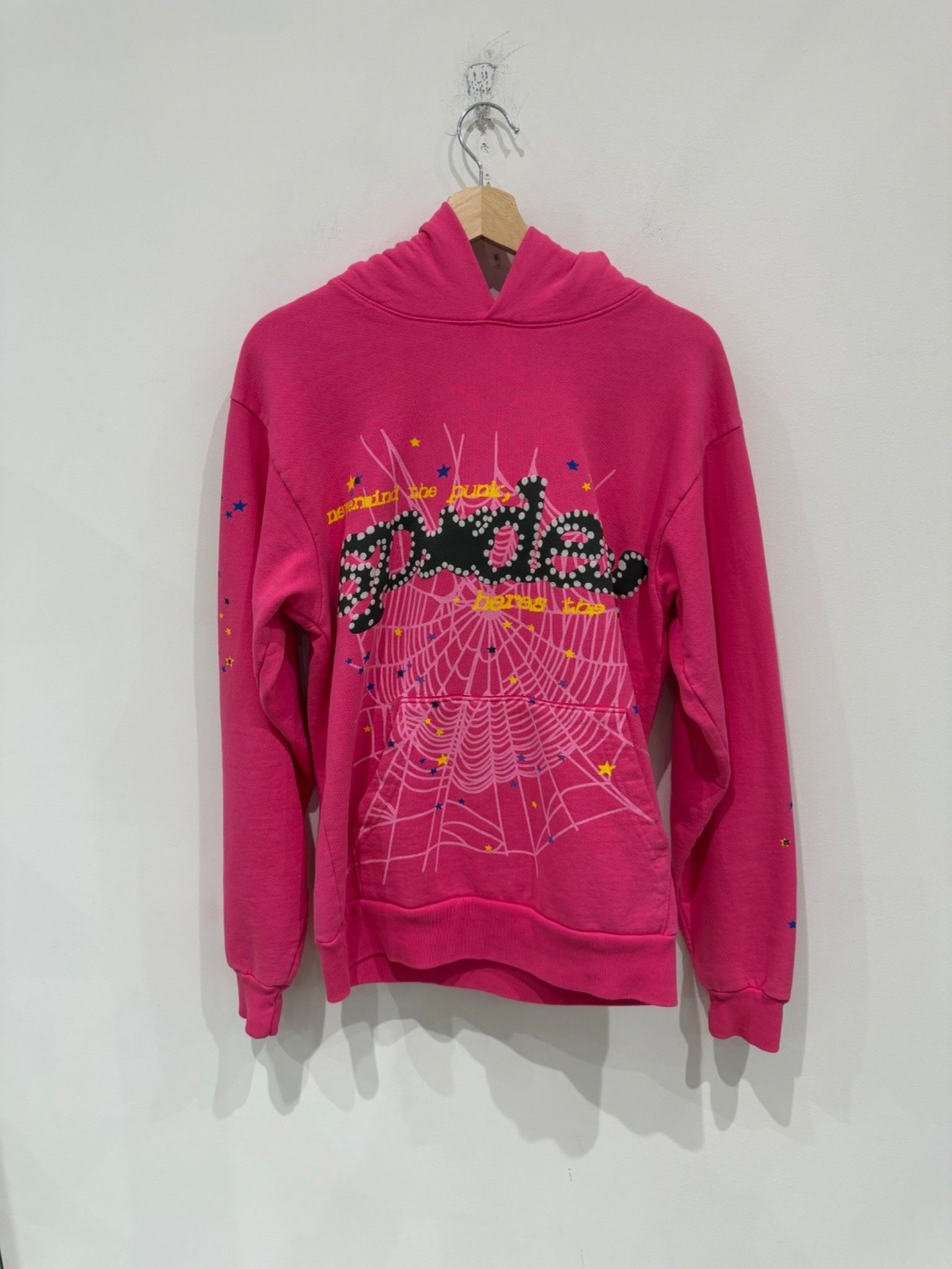 Sp5der P*nk V2 Hoodie Pink