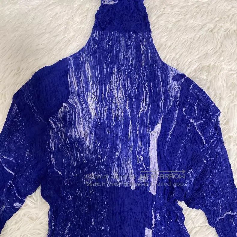 Issey Miyake Issey Miyake Blue Long Sleeve Size M / US 6-8 / IT 42-44 - 4 Thumbnail