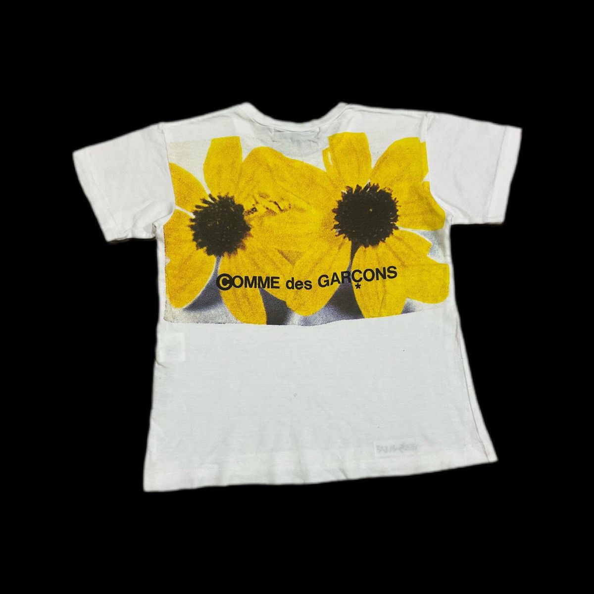 image of Archived Ad1989 Comme Des Garcons Kids Shirt in White (Size 2XS)