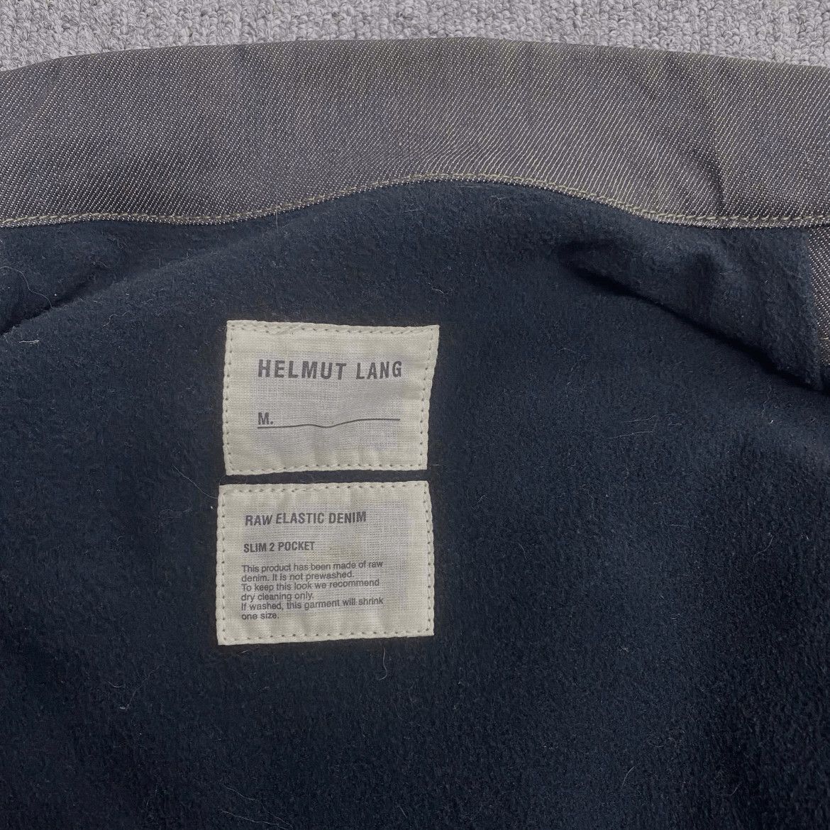 Helmut Lang Sz 46 Helmut Lang 98SS Extra Layer Classic Denim Jacket-250 Size US S / EU 44-46 / 1 - 4 Thumbnail