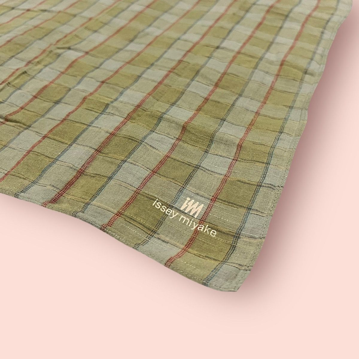 Designer × Issey Miyake × Japanese Brand VINTAGE ISSEY MIYAKE PLAID HANDKERCHIEF JAPAN Size ONE SIZE - 7 Thumbnail