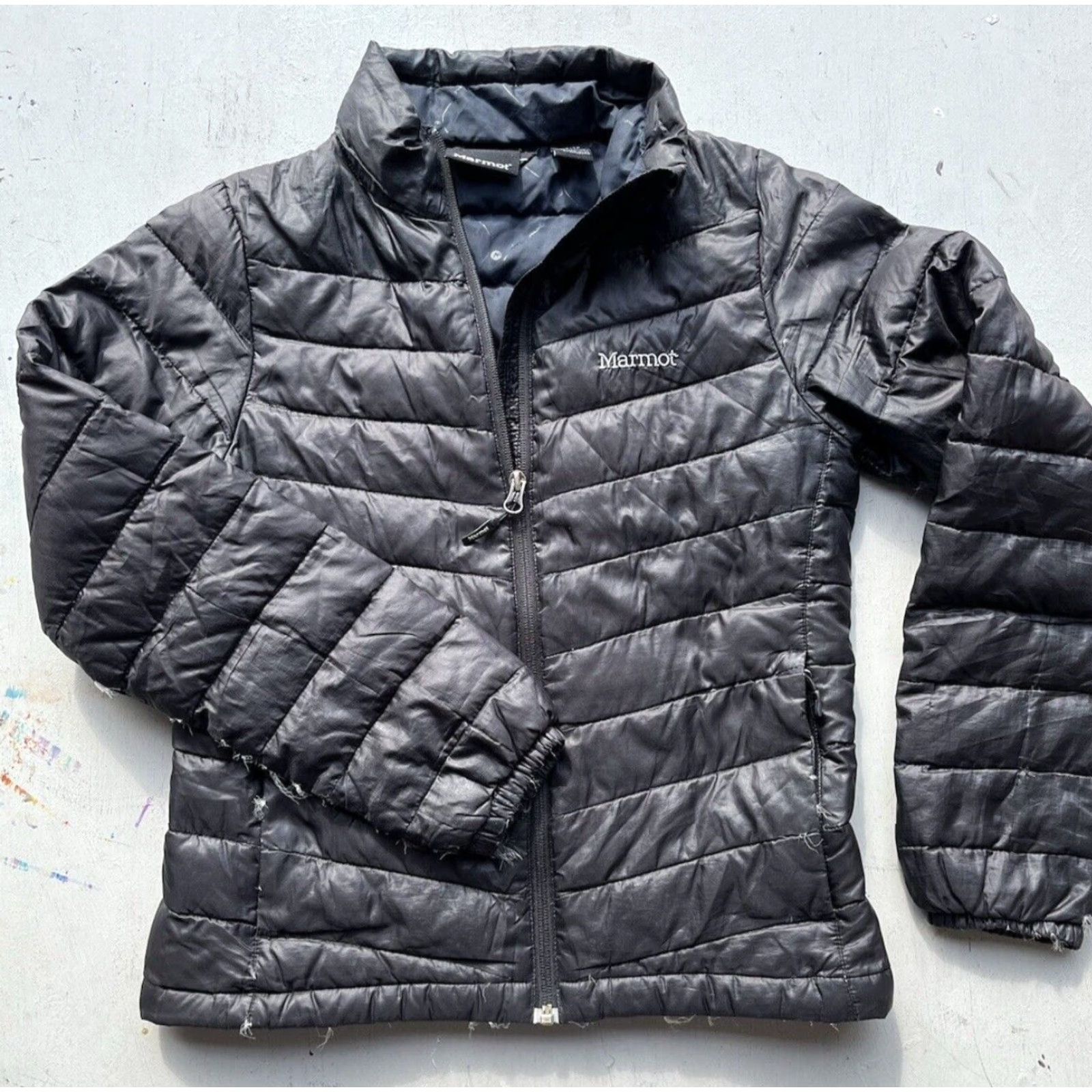 Marmot Marmot Women's Puffer Jacket Black 800 Down XS Full-Zip Packable Down Outdoor Jacket Size S / US 4 / IT 40 - 7 Thumbnail