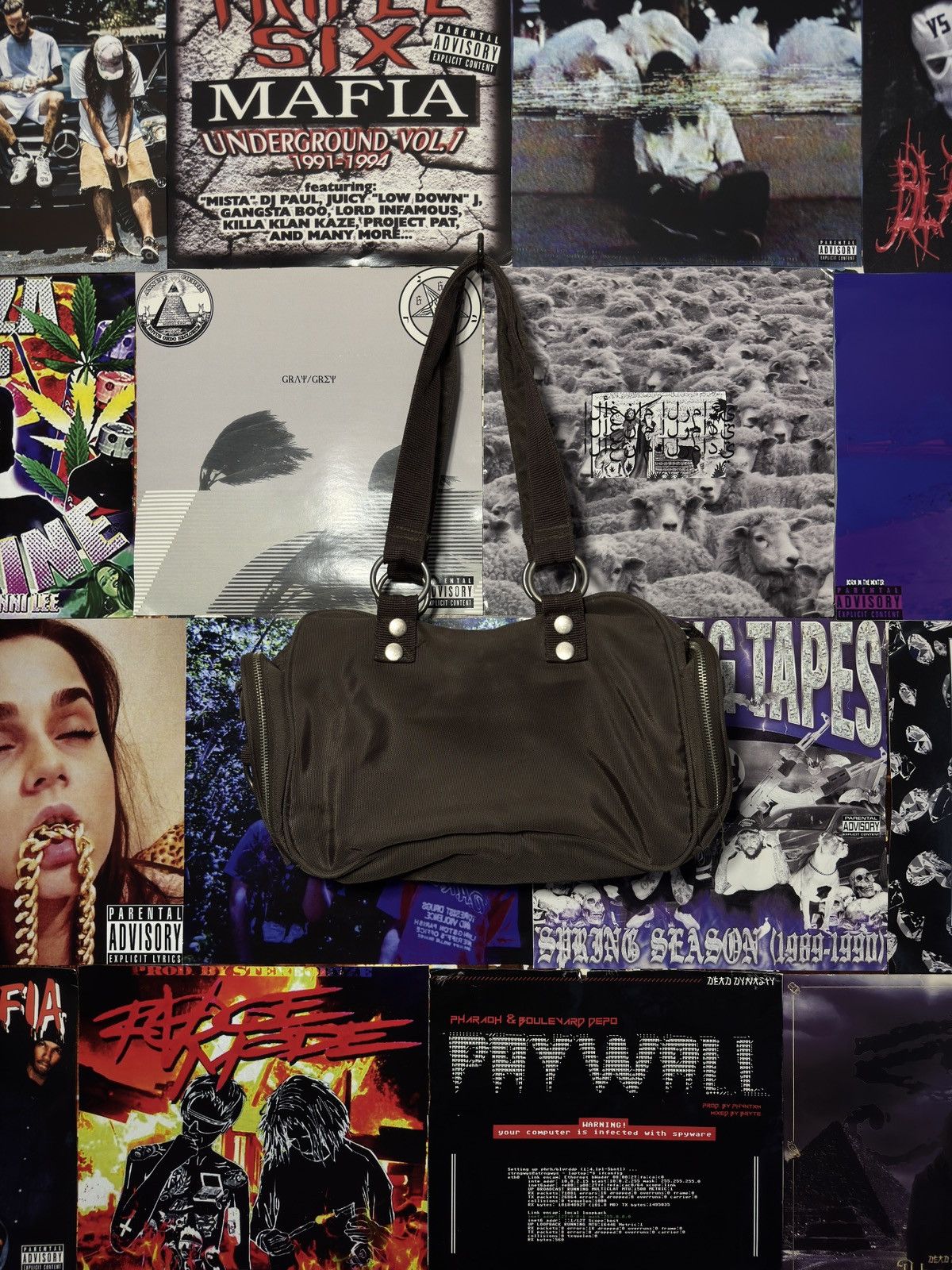 Vintage Vintage Catwalk Multi Pocket Crossbody Bag Size ONE SIZE - 5 Thumbnail