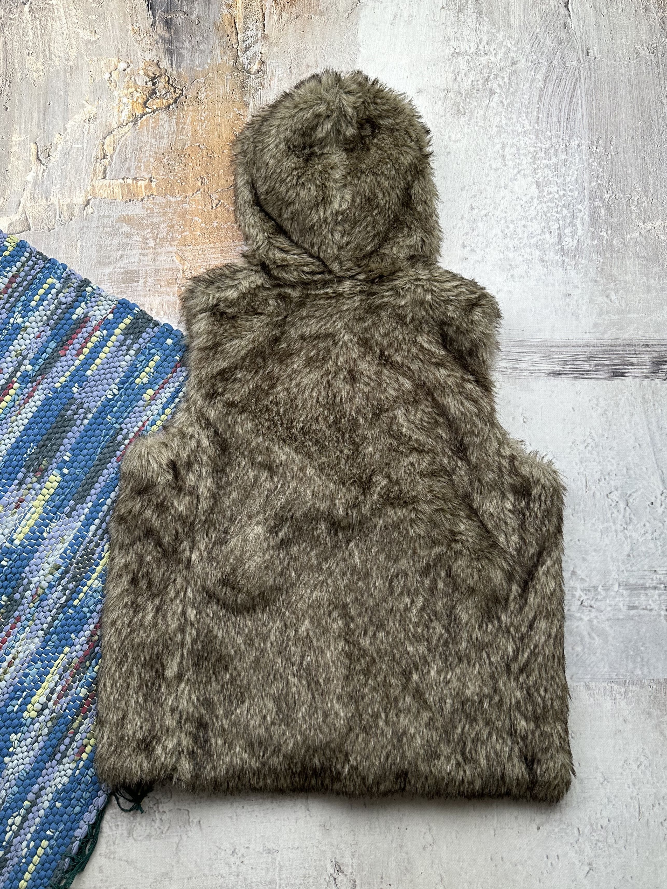 Vintage Vintage Faux Fur Vest A91(495) Size M / US 6-8 / IT 42-44 - 3 Thumbnail