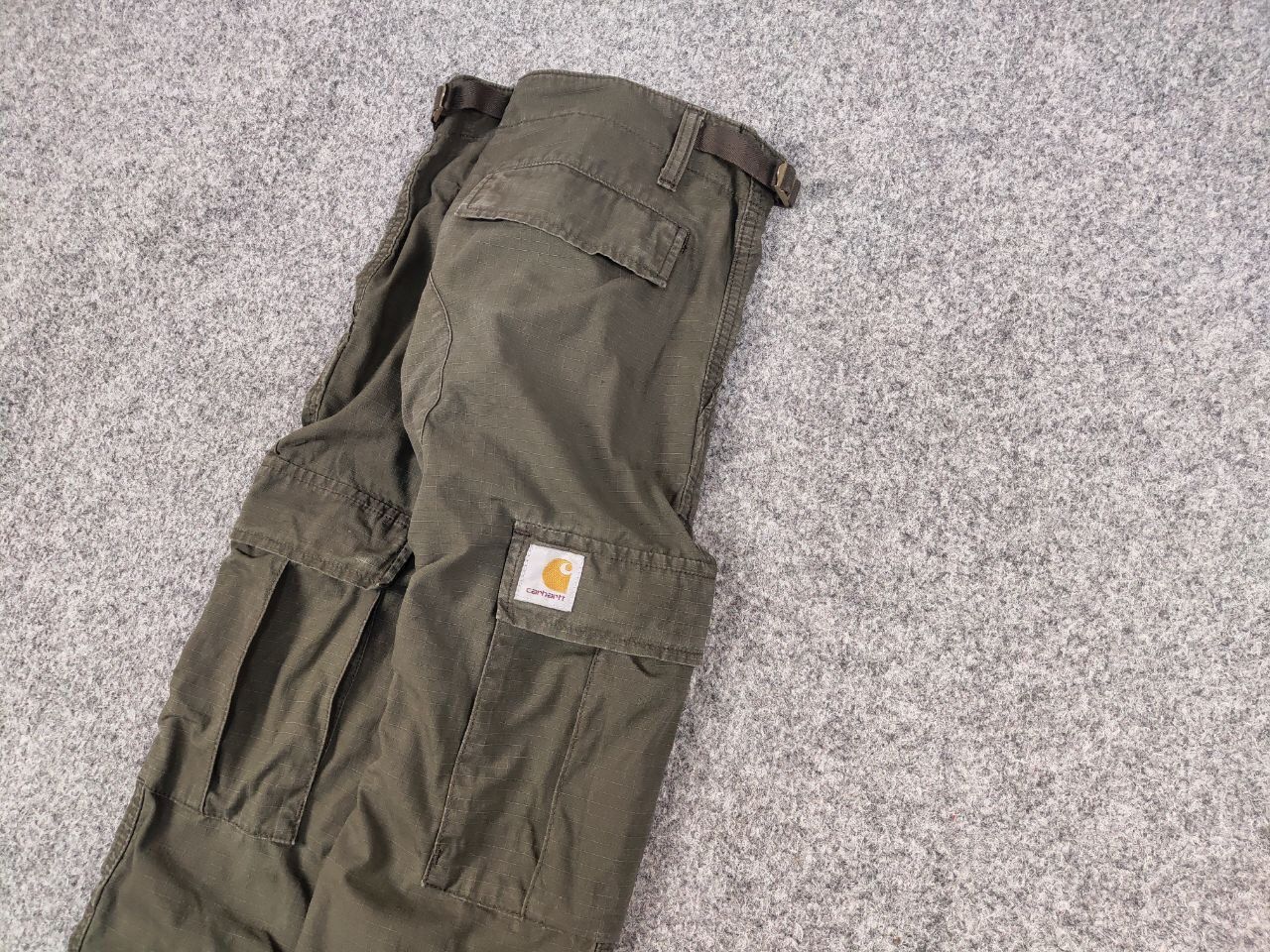 Carhartt Vintage 90's Carhartt aviation Ripstop Green Cargo Pants Size US 31 - 5 Thumbnail