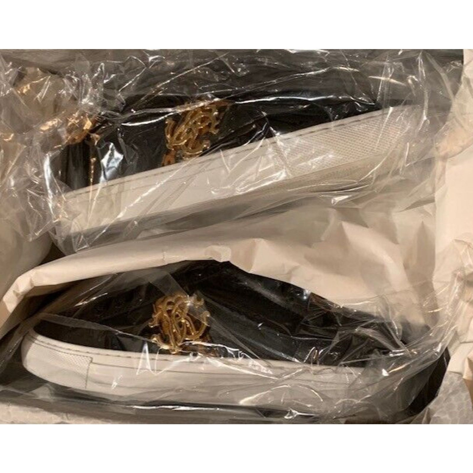 Cavalli Class × Just Cavalli × Roberto Cavalli Roberto Cavalli Leopard Print Black Low Sneaker 5.5 NIB $500 Size US 5.5 / IT 35.5 - 11 Thumbnail