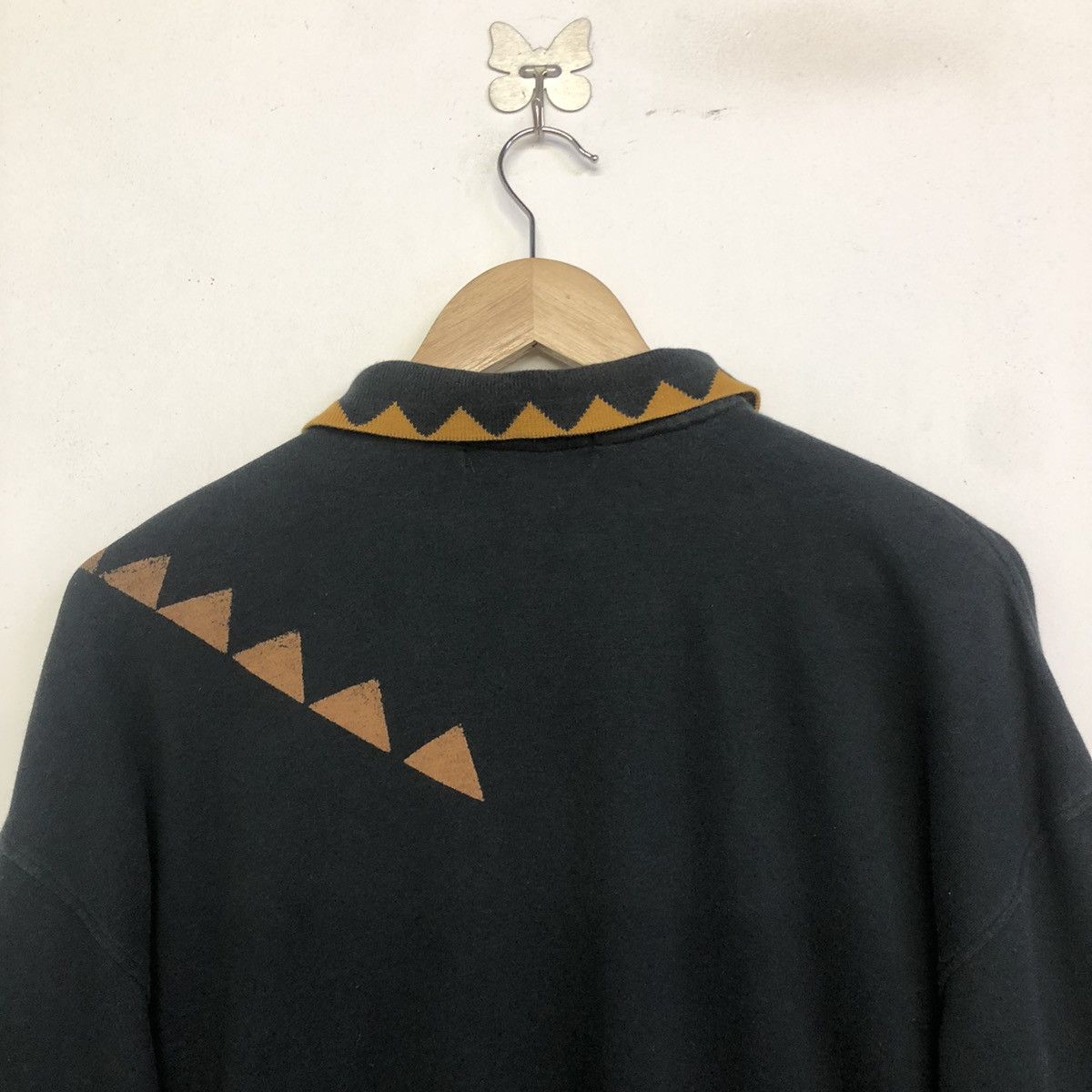 Kansai Yamamoto KANSAI SPORTS Spellout Long Sleeve Polo Shirt Size US L / EU 52-54 / 3 - 8 Thumbnail