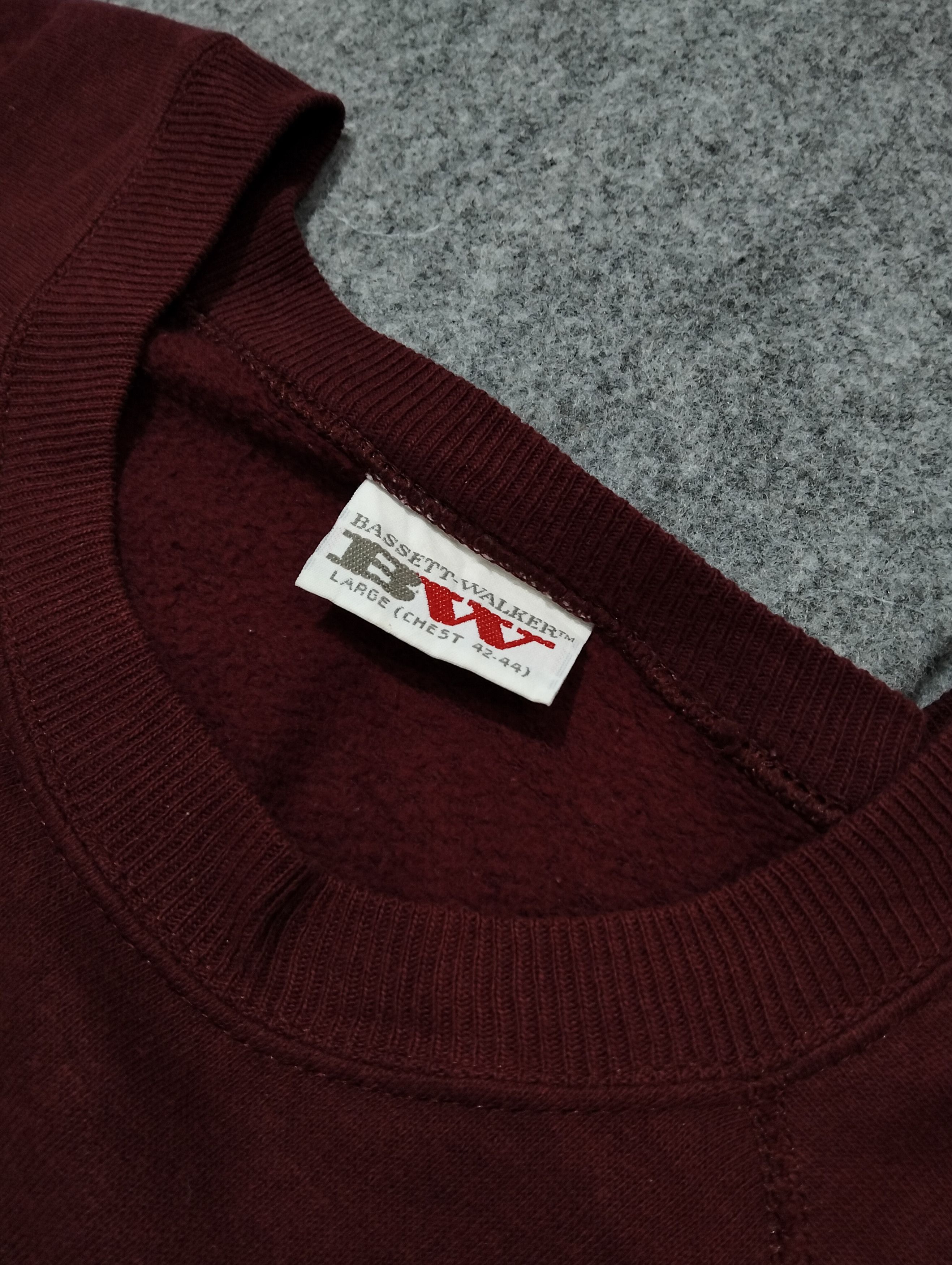 Vintage 🔥 Vintage 1990s HARVARD Bassett-Walker Sweatshirt 🔥 Size US L / EU 52-54 / 3 - 4 Thumbnail