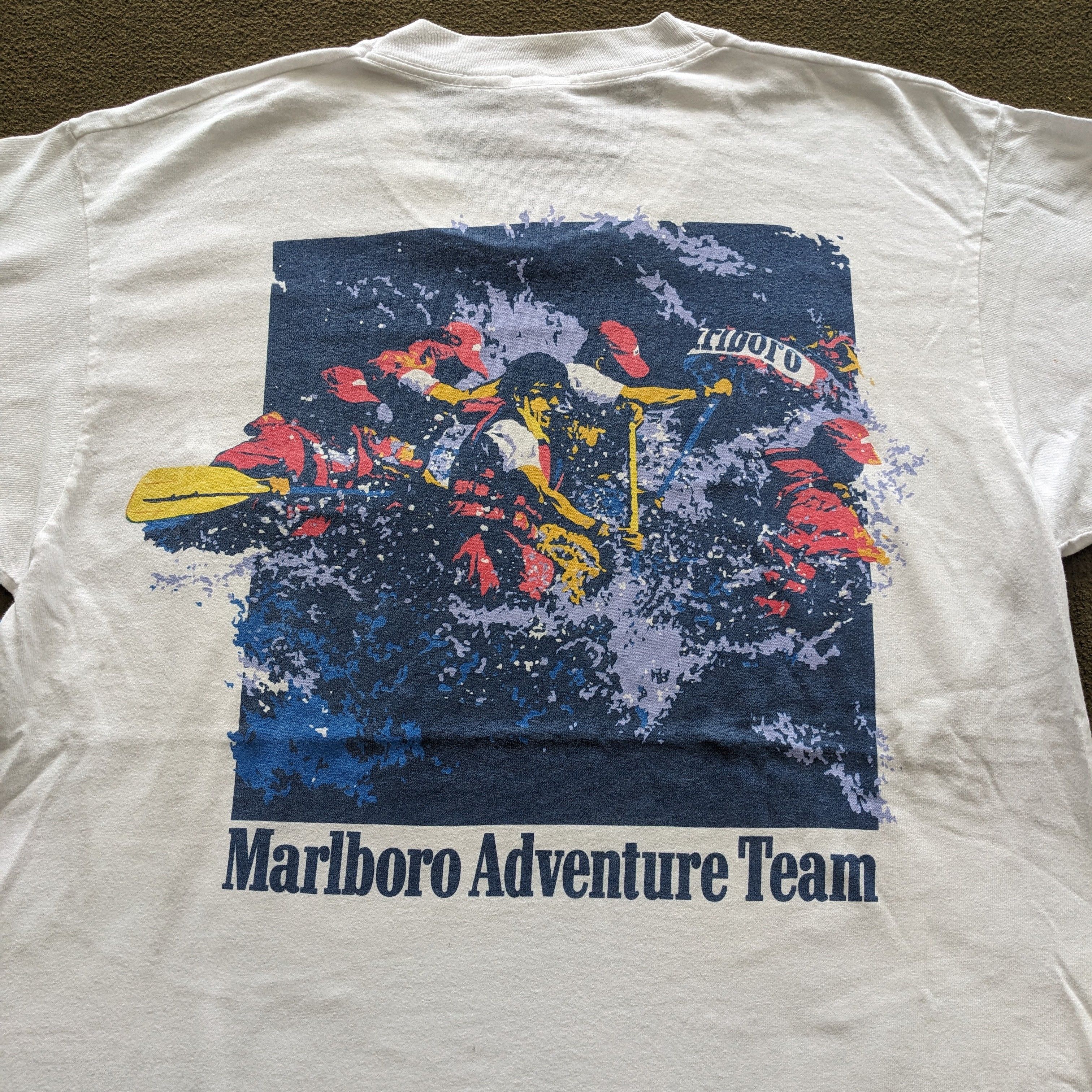 Marlboro Vintage 90's MARLBORO ADVENTURE TEAM T-shirt Size US L / EU 52-54 / 3 - 4 Thumbnail