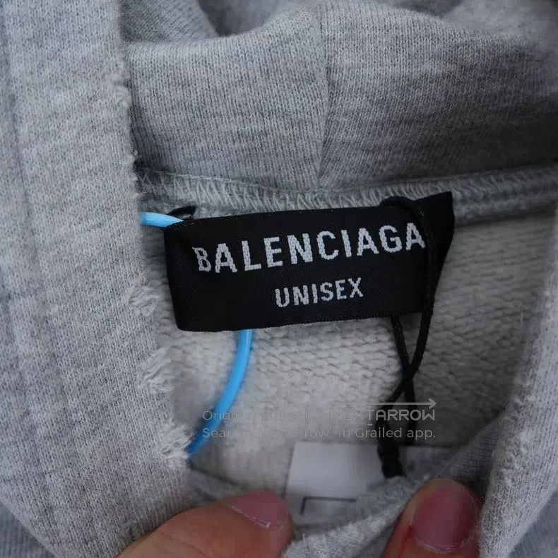 Balenciaga Balenciaga Rainbow Graffiti Logo Distressed Hoodie Size US L / EU 52-54 / 3 - 5 Thumbnail
