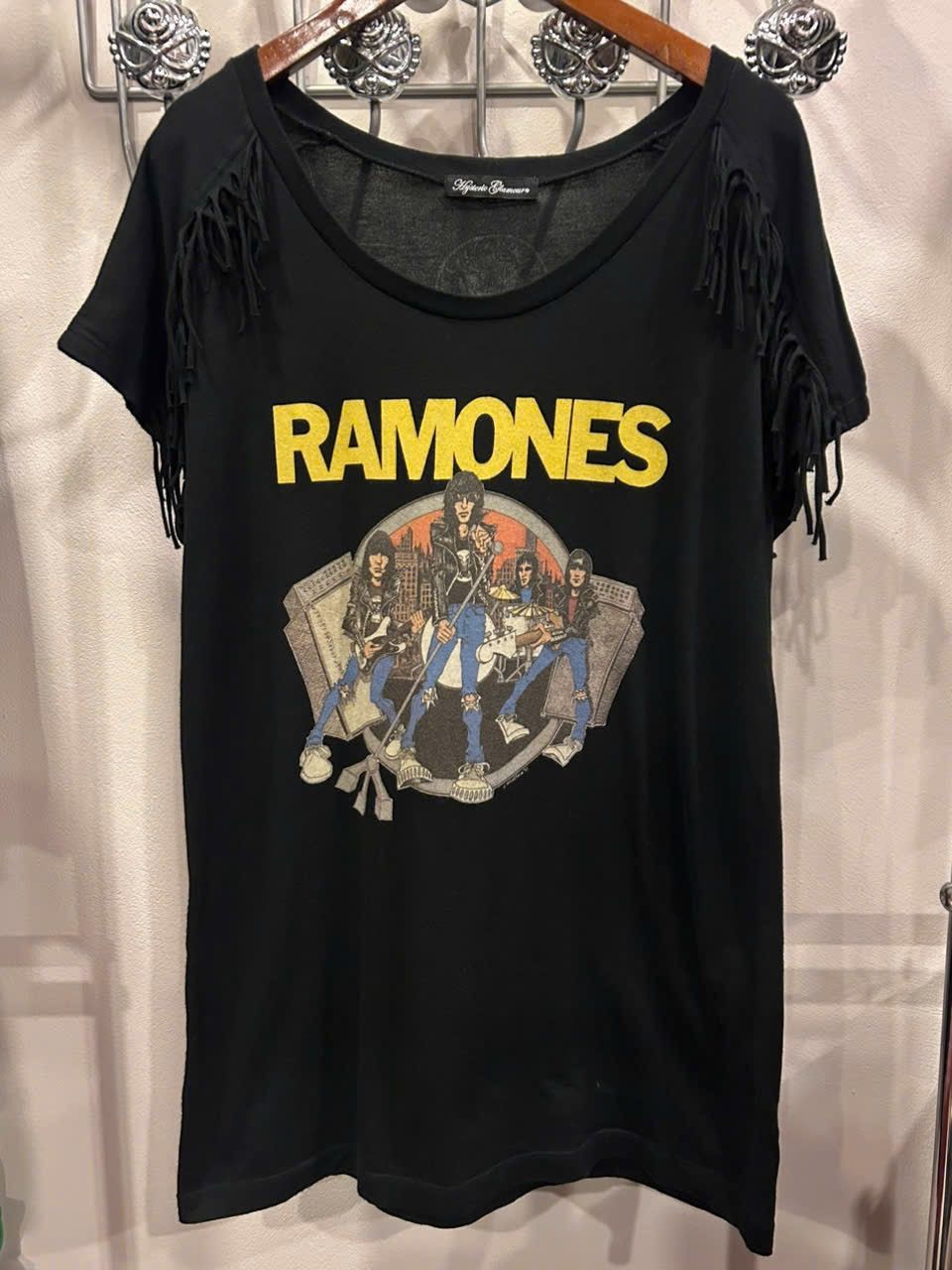Band Tees × Hysteric Glamour Ramones Hysteric Glamour Raglan shirt
