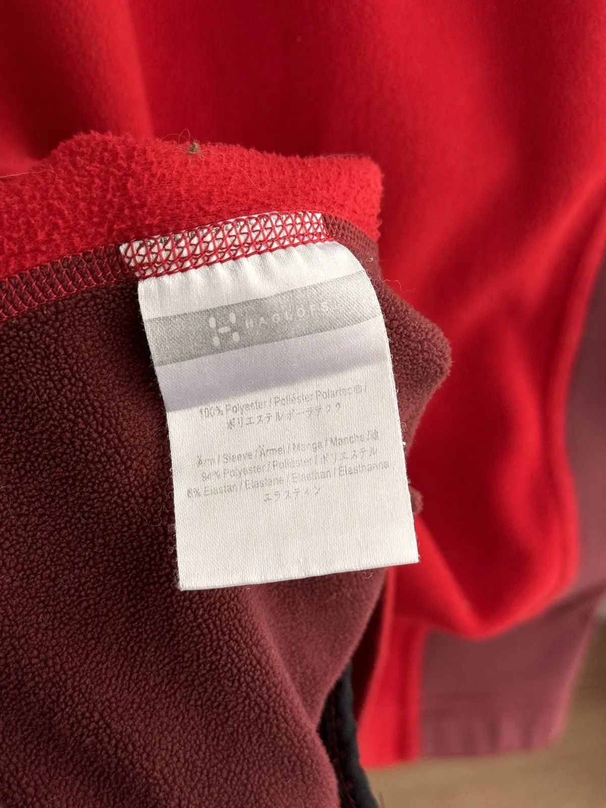 Haglofs × Vintage Vintage Haglofs Astro Scandinavian Red W’ Fleece Jacket Size L / US 10 / IT 46 - 12 Thumbnail
