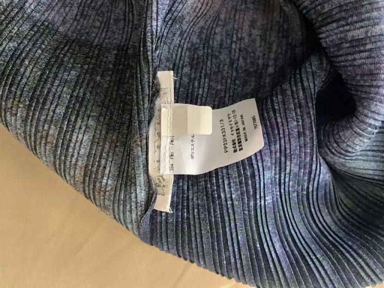 Issey Miyake Issey Miyake Blue pleated long-sleeved shirt Size L / US 10 / IT 46 - 4 Thumbnail