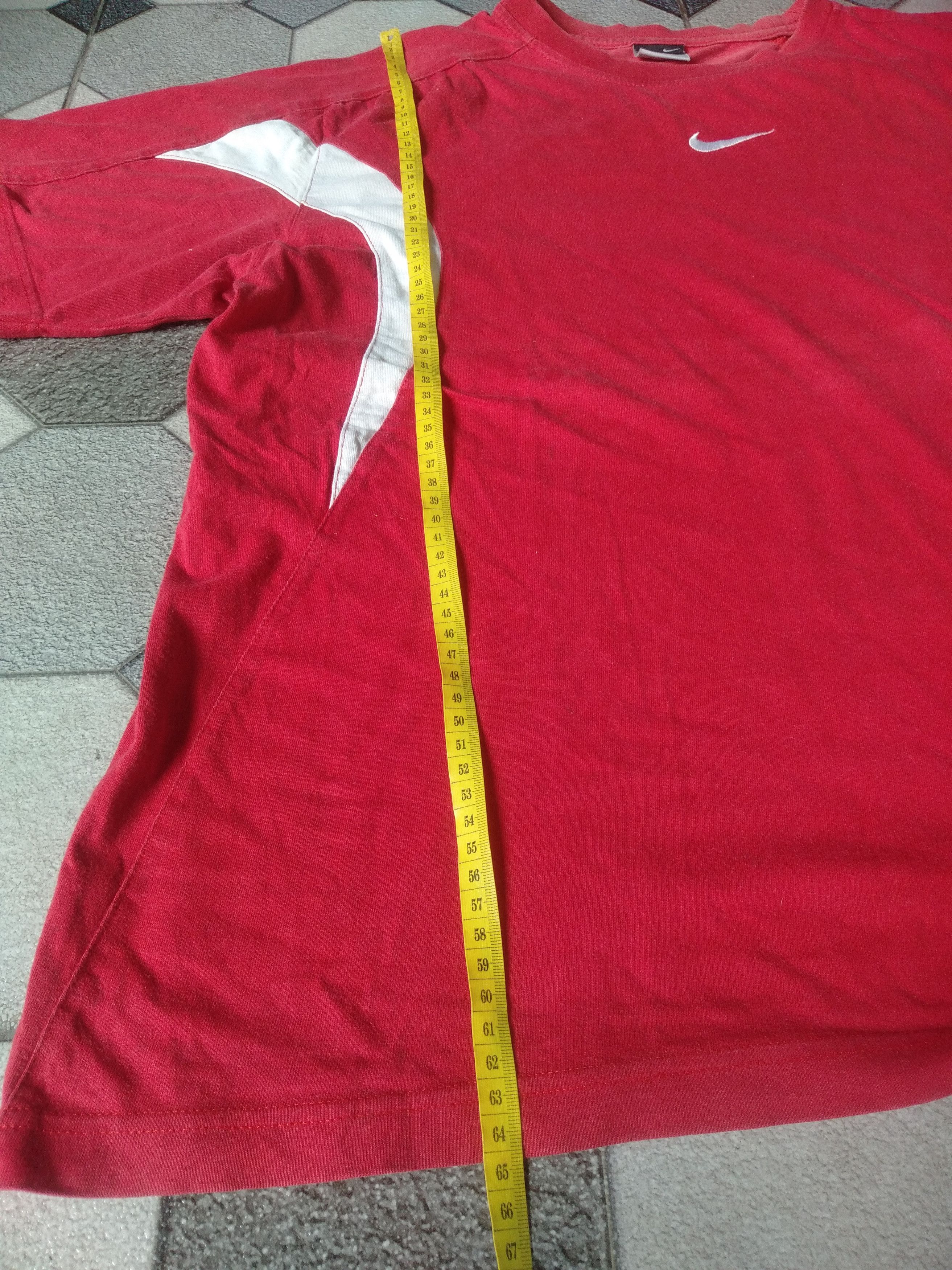 Nike Vintage Nike Team Tiempo Swoosh Tee Jersey Y2K Size US L / EU 52-54 / 3 - 11 Thumbnail