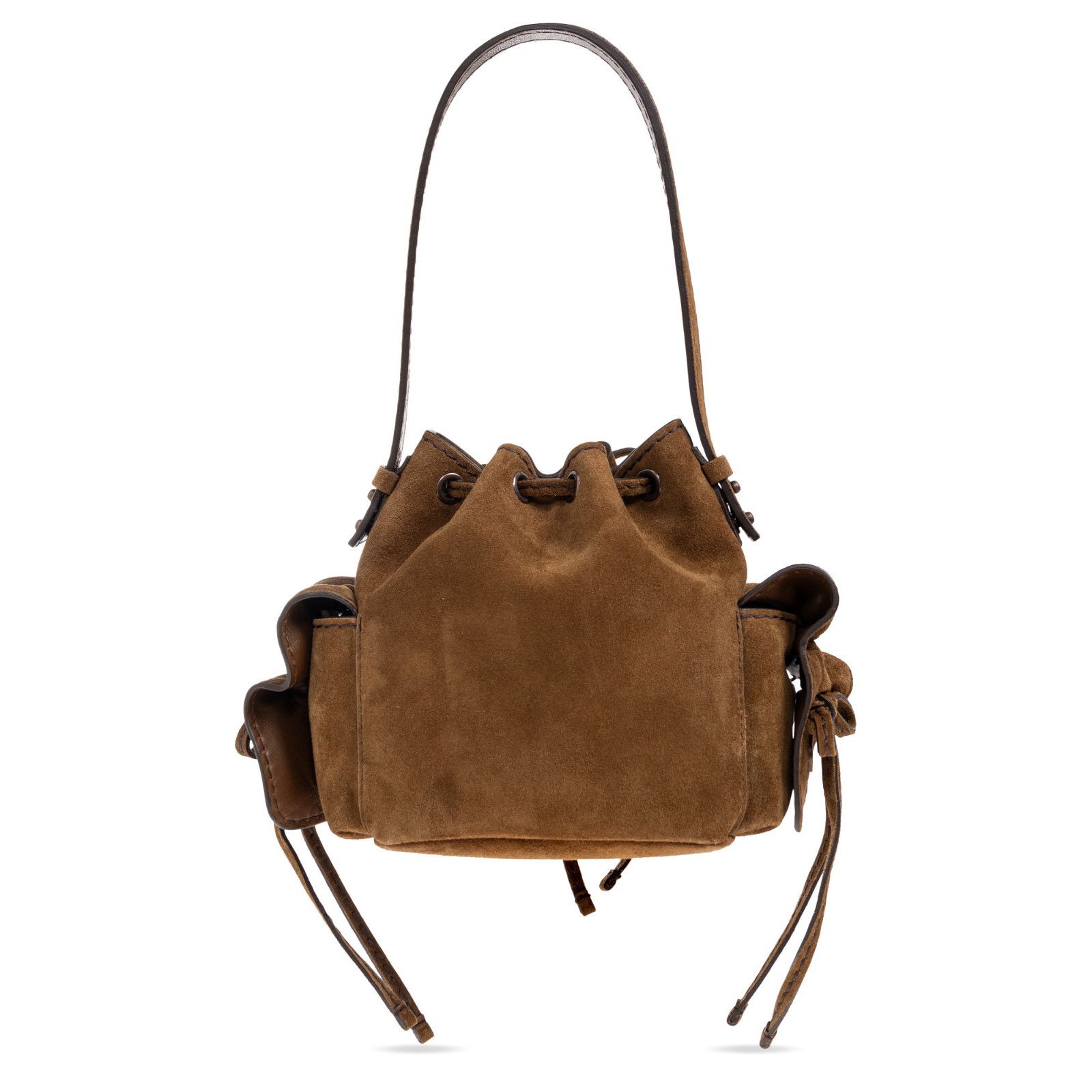 Acne Studios ACNE STUDIOS Brown Suede Shoulder Bag New & Authentic Size ONE SIZE - 2 Thumbnail