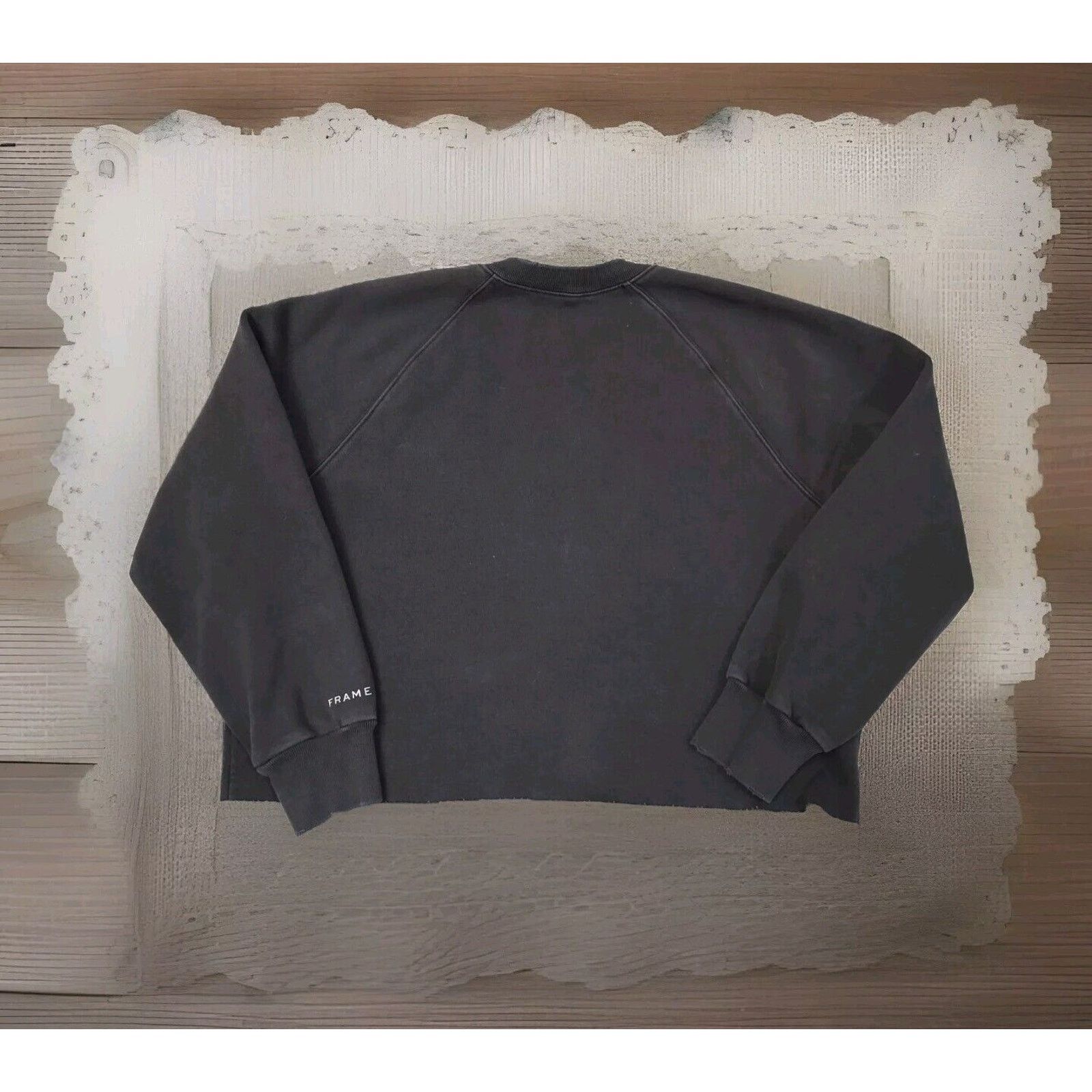 Frame Frame Old School Sweatshirt Crew Neck Graphic Gray Size L Size L / US 10 / IT 46 - 6 Thumbnail