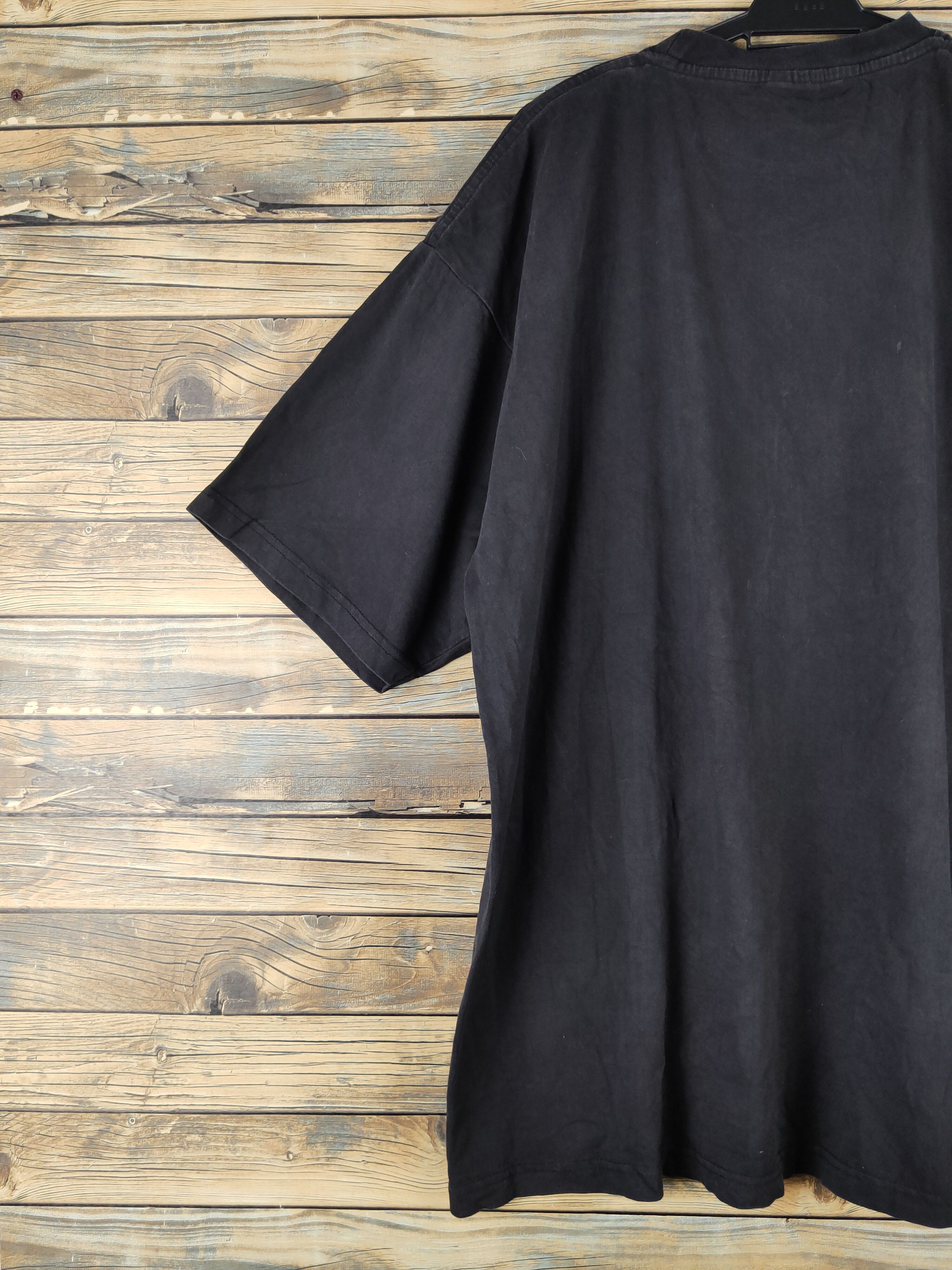 Japanese Brand DL Le Bieu Capricon Black Short Sleeve T-shirt #1165 Size US XXL / EU 58 / 5 - 9 Thumbnail