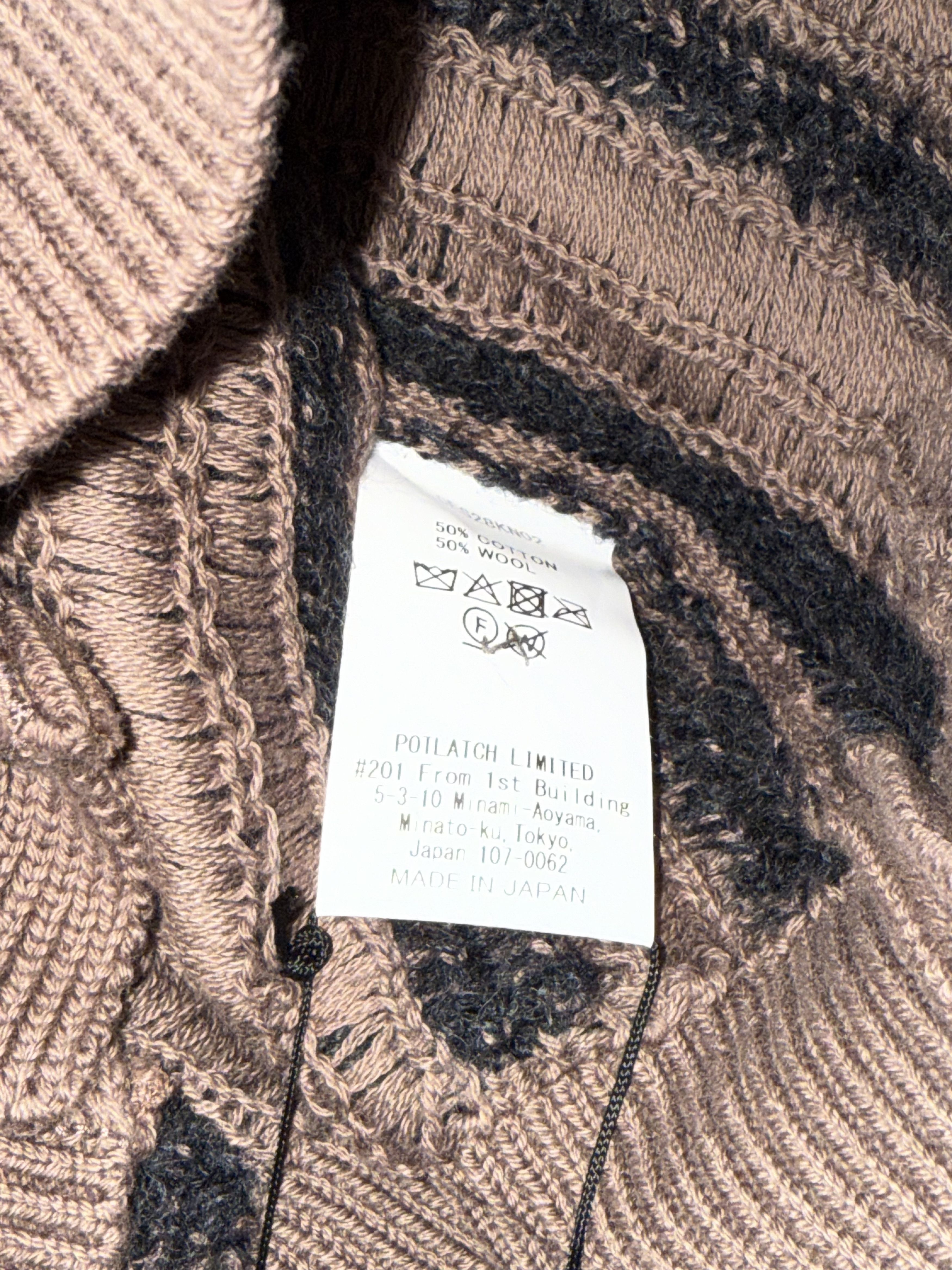 Cav Empt Cav Empt Rectangular Bar Knit Cardigan XL Size US XL / EU 56 / 4 - 7 Thumbnail