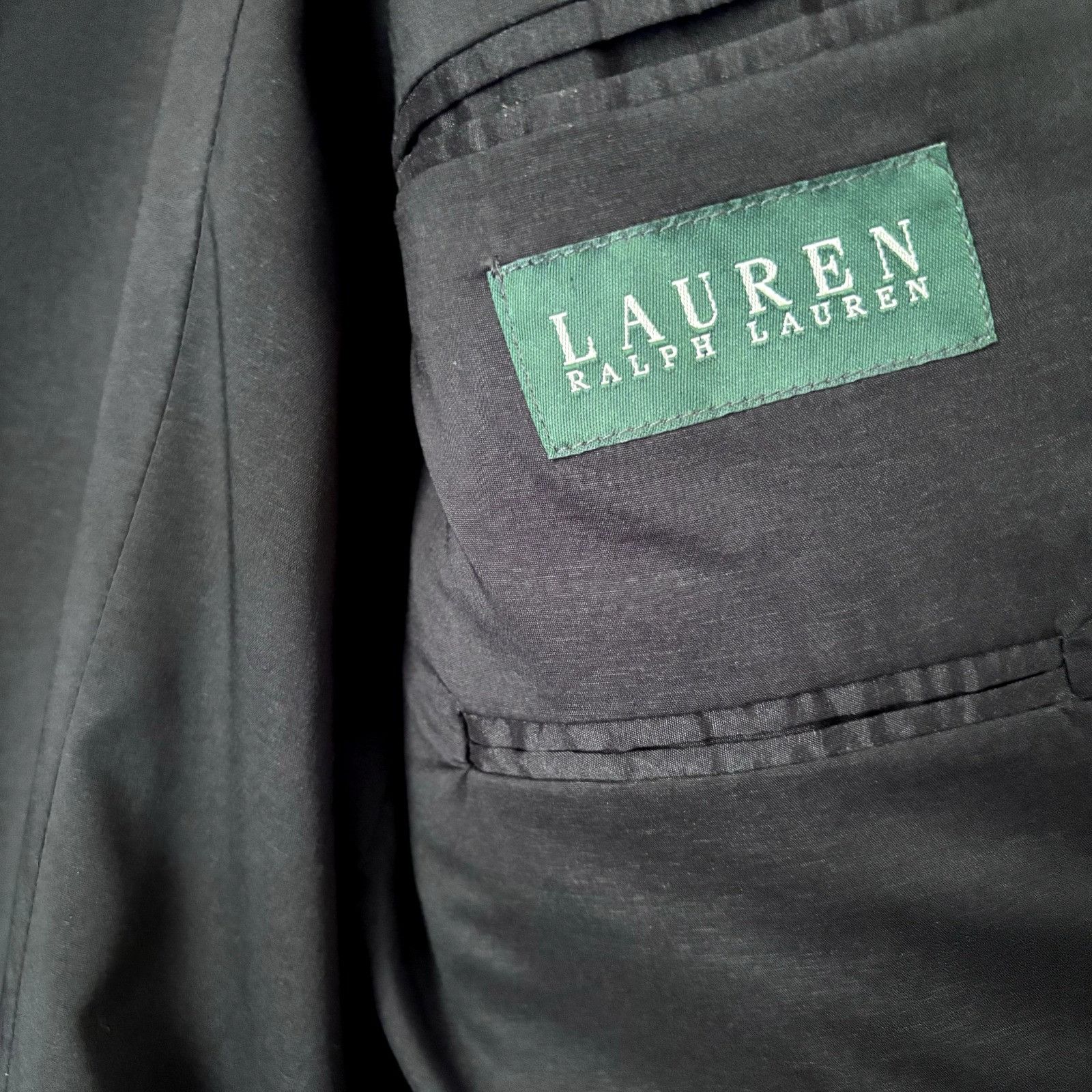 Ralph Lauren Ralph Lauren Sport Coat Blazer Size 46R Black Wool Suit Jack Size 46R - 9 Thumbnail