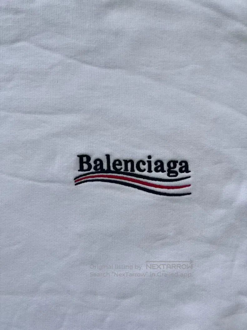 Balenciaga Balenciaga Solid Color Letter Logo Printed Hoodie, Women's Size L / US 10 / IT 46 - 3 Thumbnail