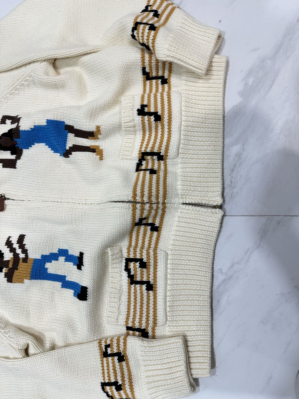 Other Adidem Asterisks 100% wool dancing zip up sweater Size US L / EU 52-54 / 3 - 3 Thumbnail
