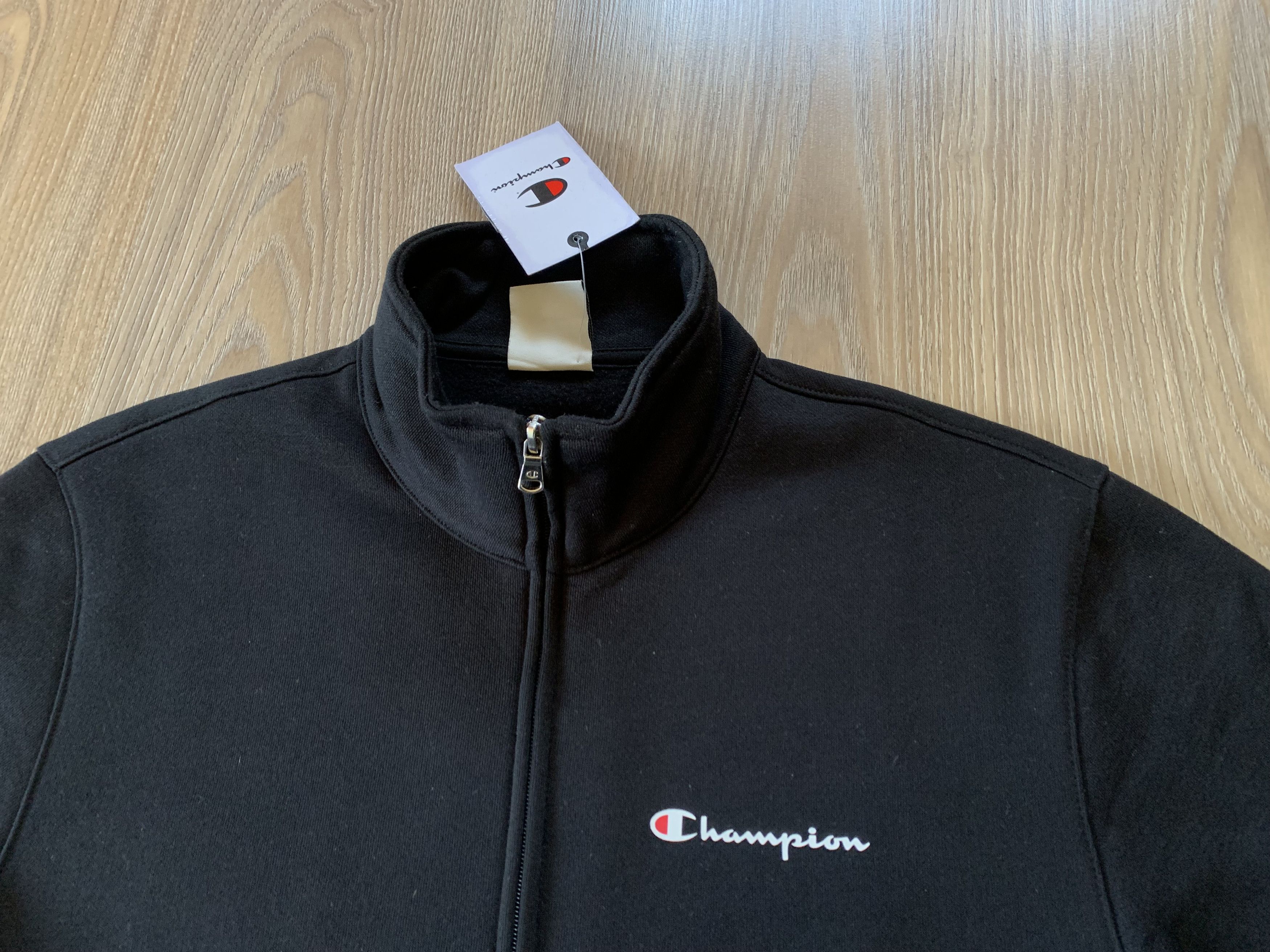 Champion Champion New Black Zip Sweatshirt Size US S / EU 44-46 / 1 - 4 Thumbnail