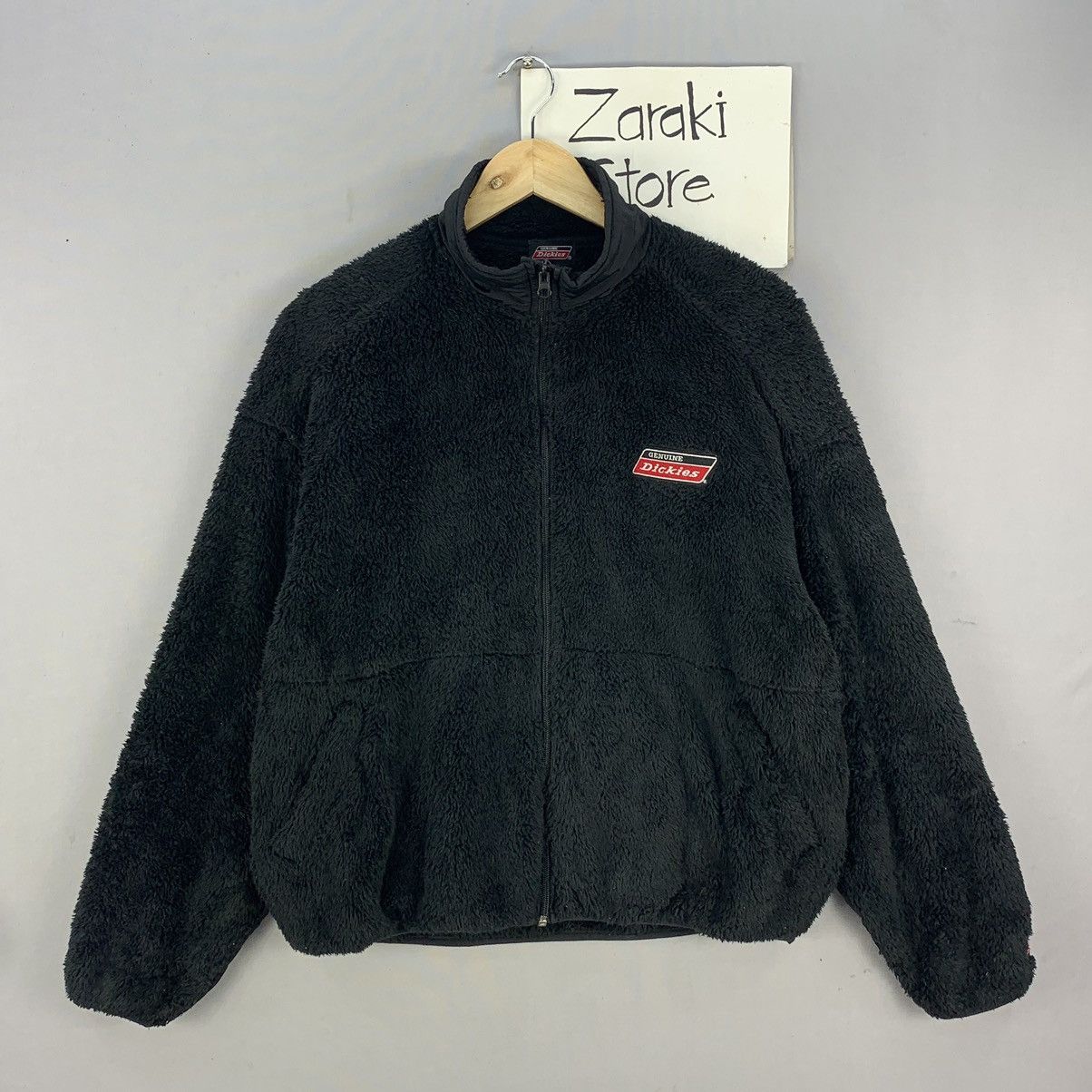 Dickies Dickies Black Fleece Zipper Jacket Size US M / EU 48-50 / 2 - 1 Thumbnail