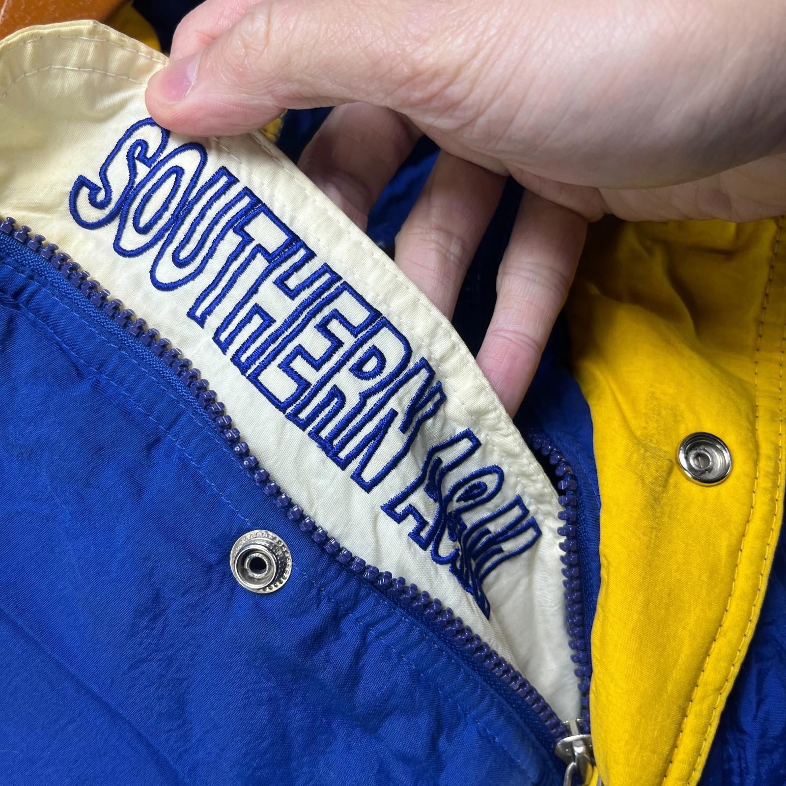 Starter Vintage 90s Starter Southern Uni Jaguars A&M Jacket Large Size ONE SIZE - 8 Thumbnail