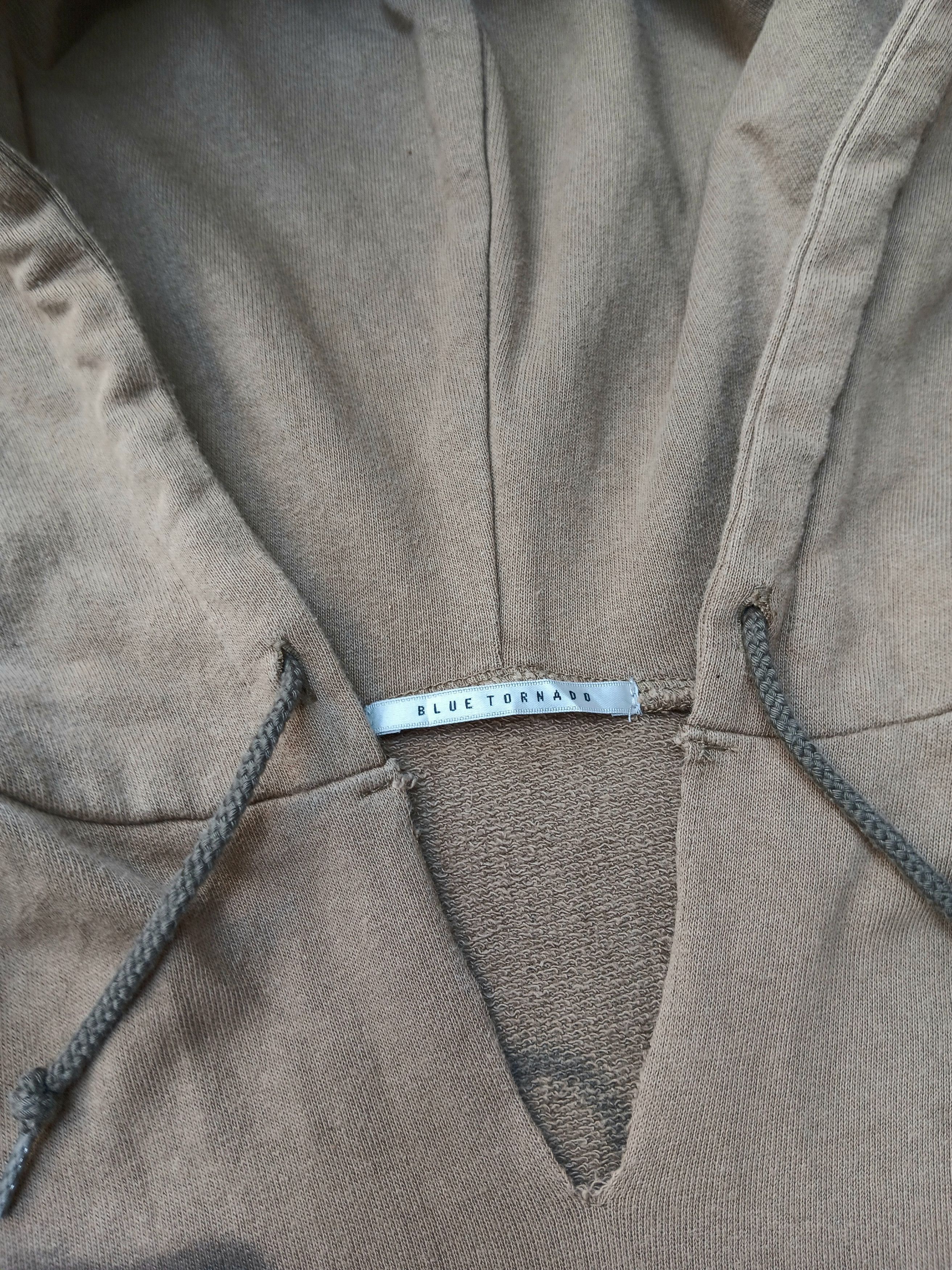 Japanese Brand Blue tornado spray painted remake hoodie Size US L / EU 52-54 / 3 - 7 Thumbnail