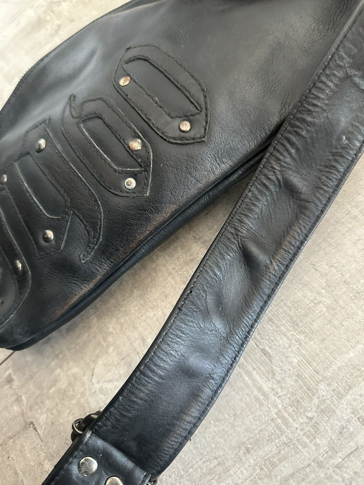 Miss Sixty Miss sixty archive leather bag cyber studs avant garde swag Size ONE SIZE - 4 Thumbnail
