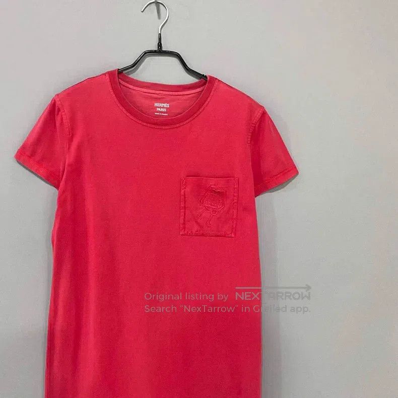 Hermes Hermes Orange pocket logo dress Size XXS / US 00 / IT 34 - 2 Thumbnail