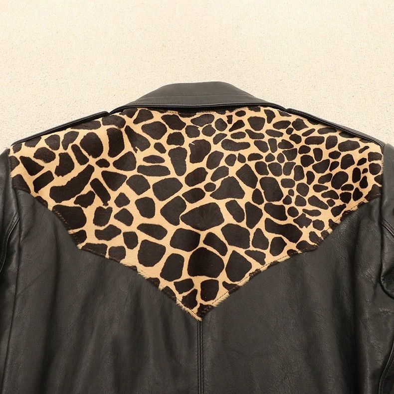 Saint Laurent Paris Saint Laurent Paris Leopard print patchwork jacket-2506 Size US M / EU 48-50 / 2 - 5 Thumbnail