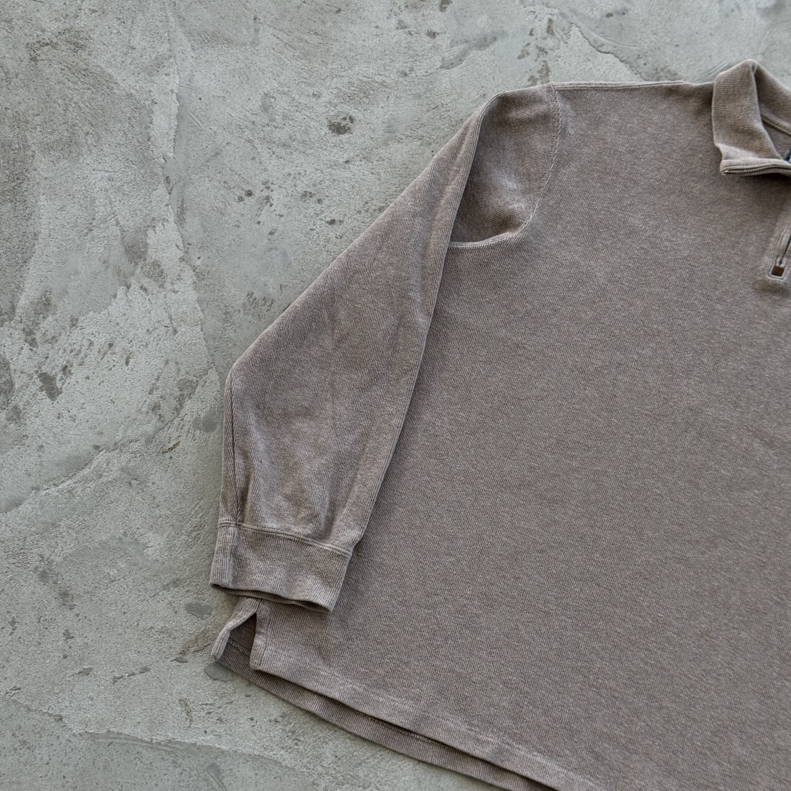 Polo Ralph Lauren Polo Ralph Lauren Vintage Beige Quarter Zip Sweater Size XXL Size US XXL / EU 58 / 5 - 3 Thumbnail