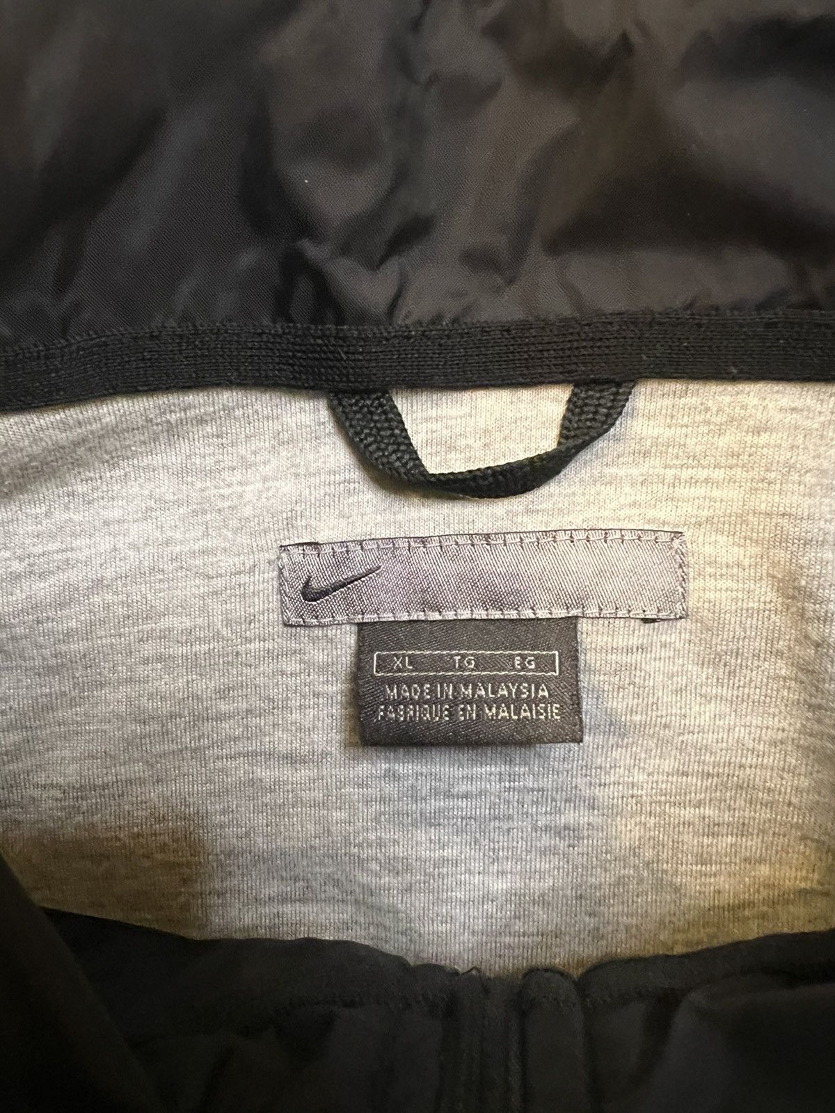 Nike × Vintage Vintage Y2K NIKE Black Track-Suit Jacket Size US XL / EU 56 / 4 - 8 Thumbnail