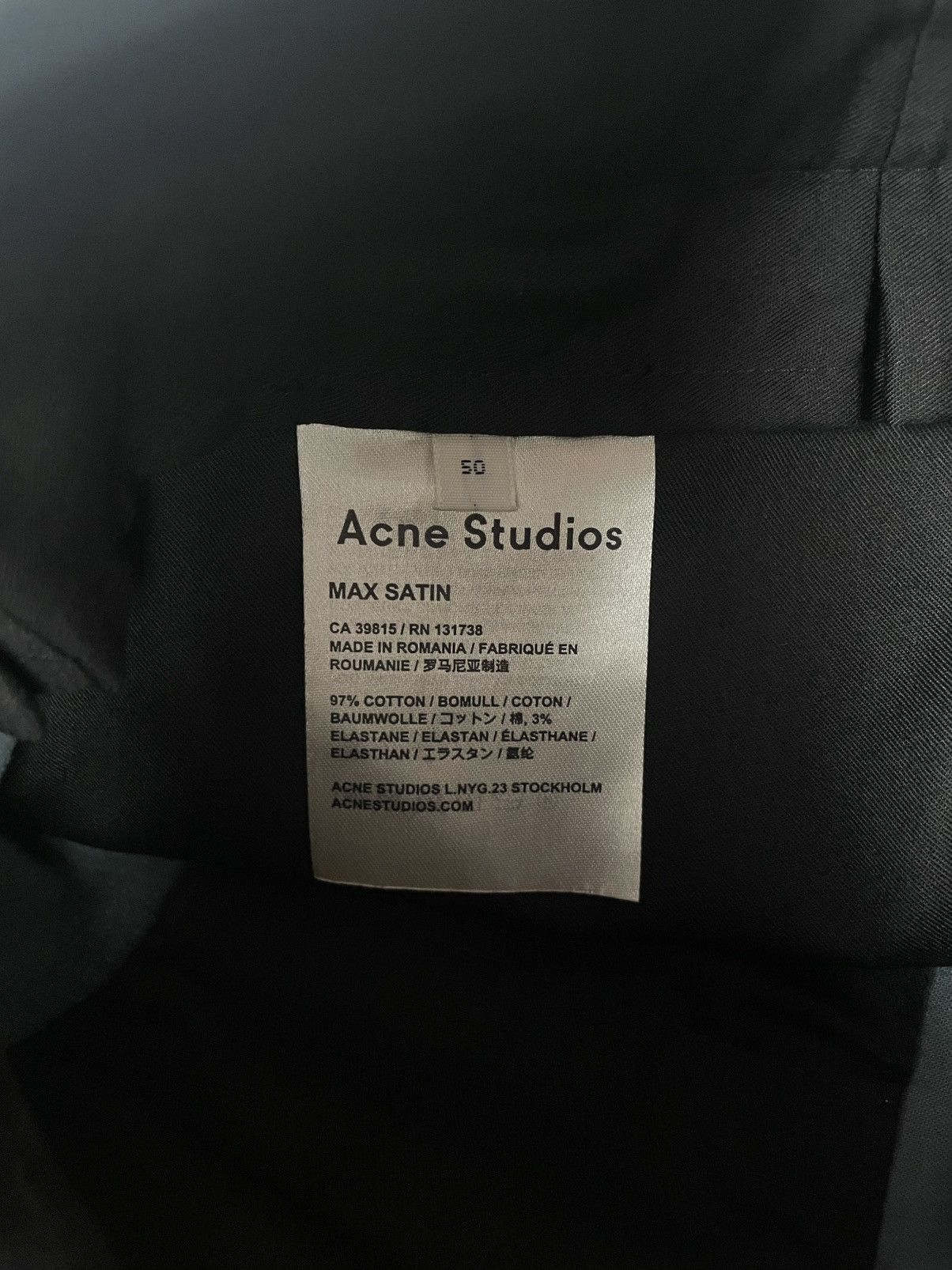 Acne Studios Acne Studios XXL 50 Green Cotton Pants Light (Womans) egv Size 35" - 5 Thumbnail