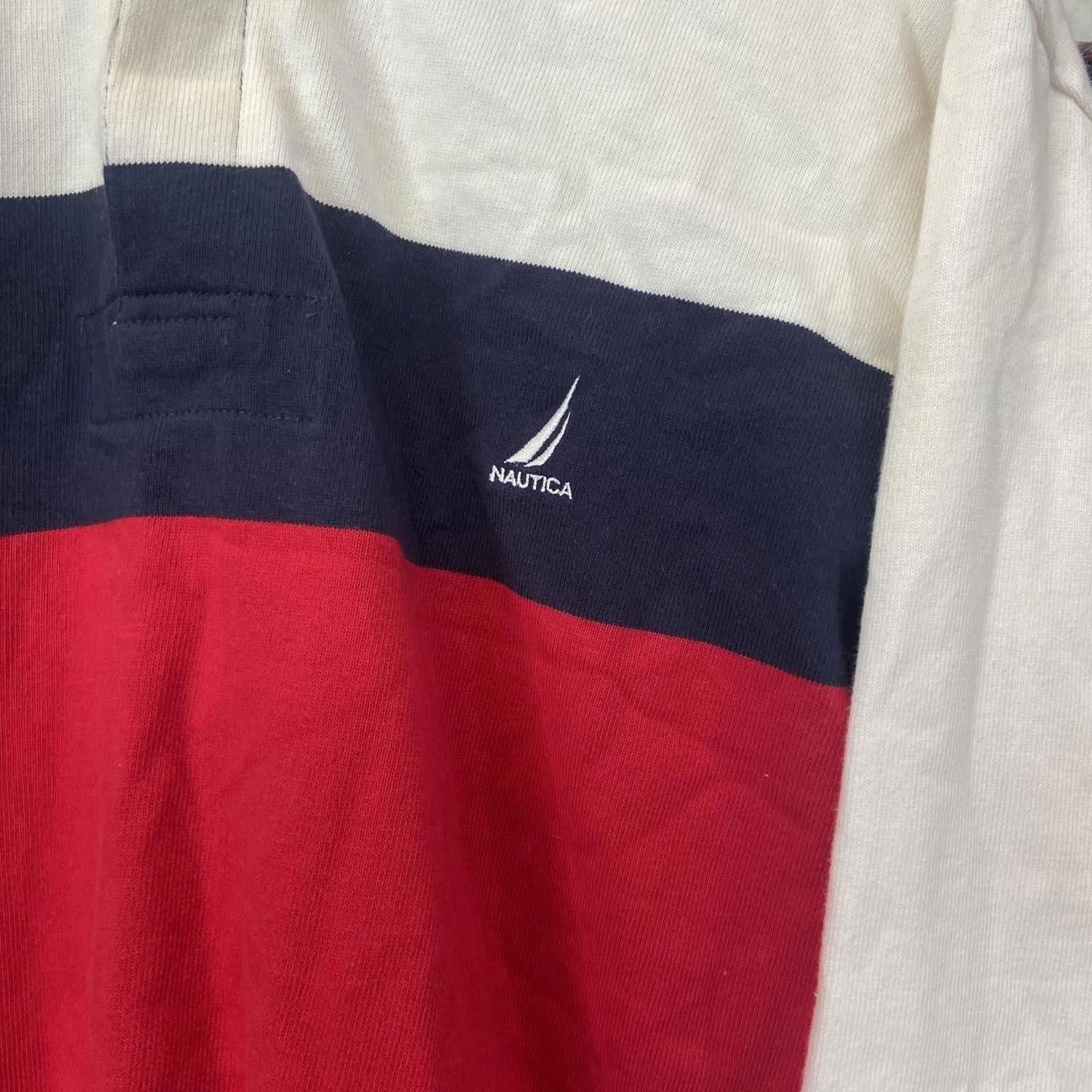 Nautica vtg Nautica white and red long sleeve polo shirt size large Size US L / EU 52-54 / 3 - 2 Thumbnail