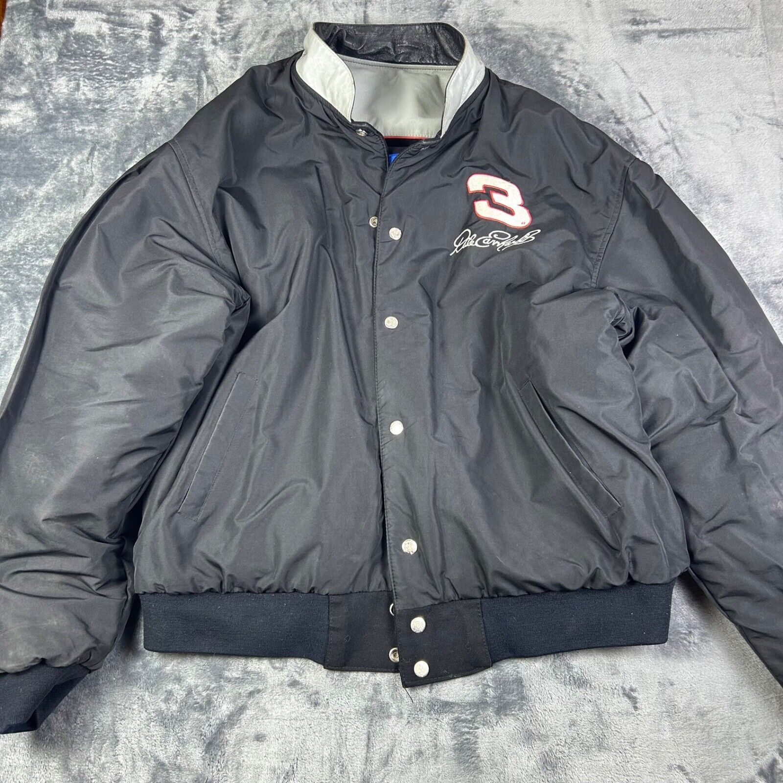JH Design JH Design Dale Earnhardt NASCAR Jacket XL GM Reversible Size US XL / EU 56 / 4 - 17 Thumbnail