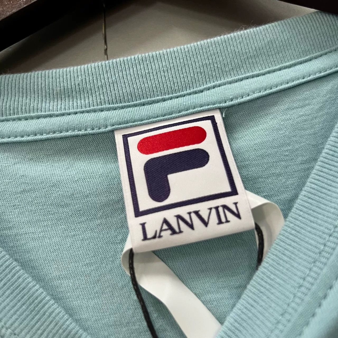 Lanvin LANVIN x FILA Embroidered Chest Short Sleeve Size US S / EU 44-46 / 1 - 3 Thumbnail