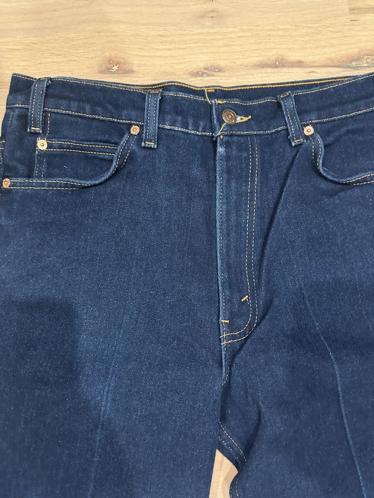 Levi's Vintage 90s Levis Orange Tab 517 Poly Cotton Bootcut 34x29 Size US 34 / EU 50 - 5 Thumbnail