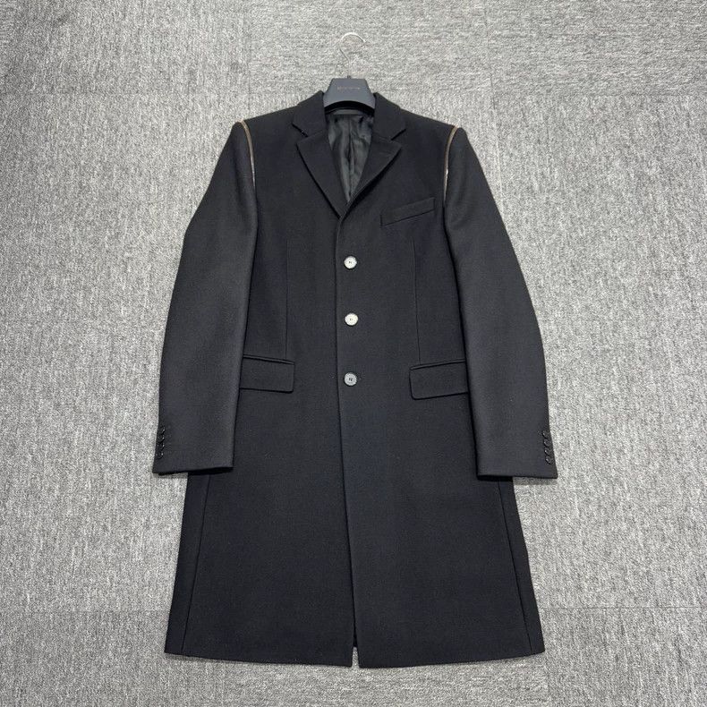 Givenchy Givenchy Shoulder Zipper Wool Coat Size US XL / EU 56 / 4 - 1 Thumbnail
